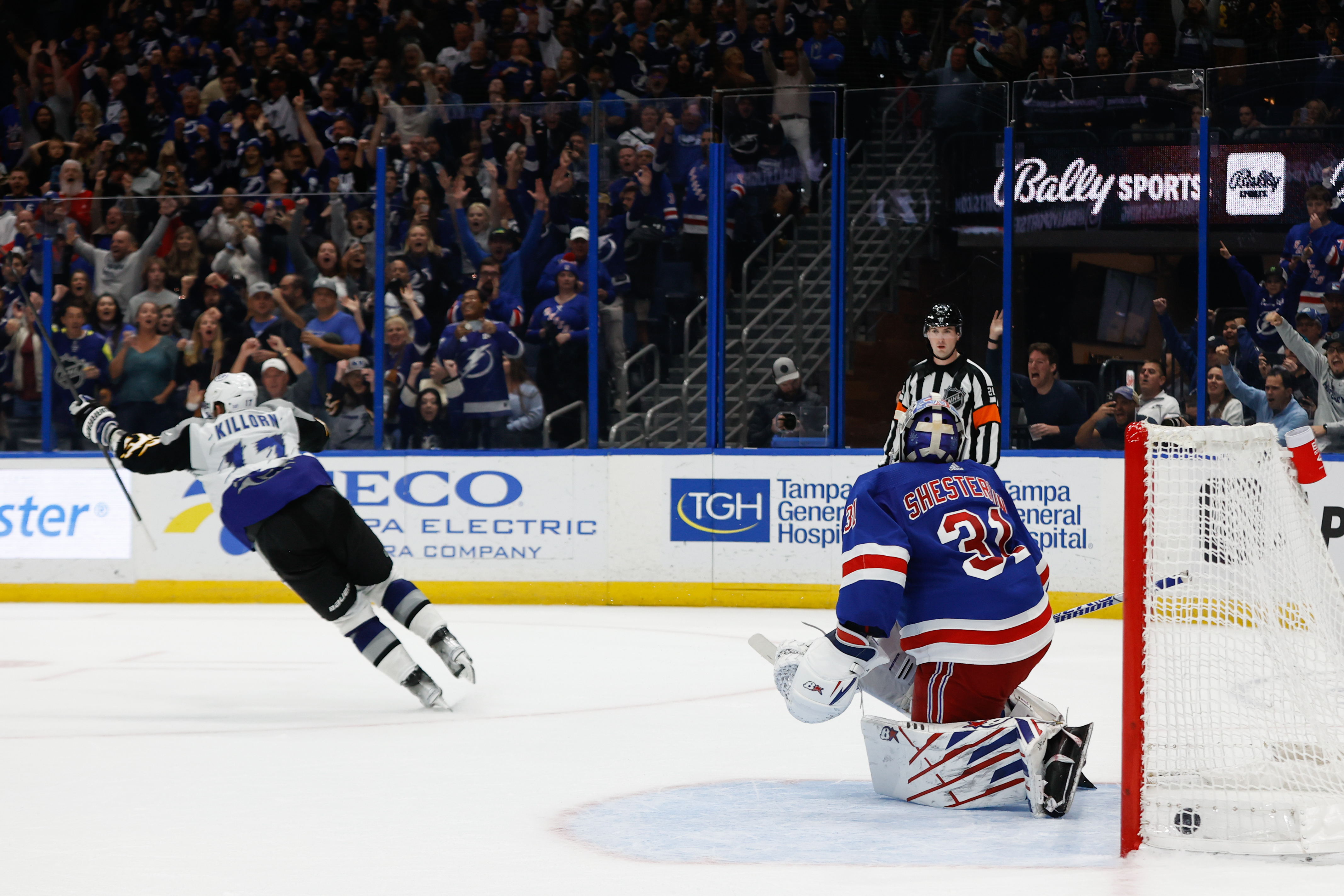 Victor Hedman tucks in a sweet backhander for OT winner 