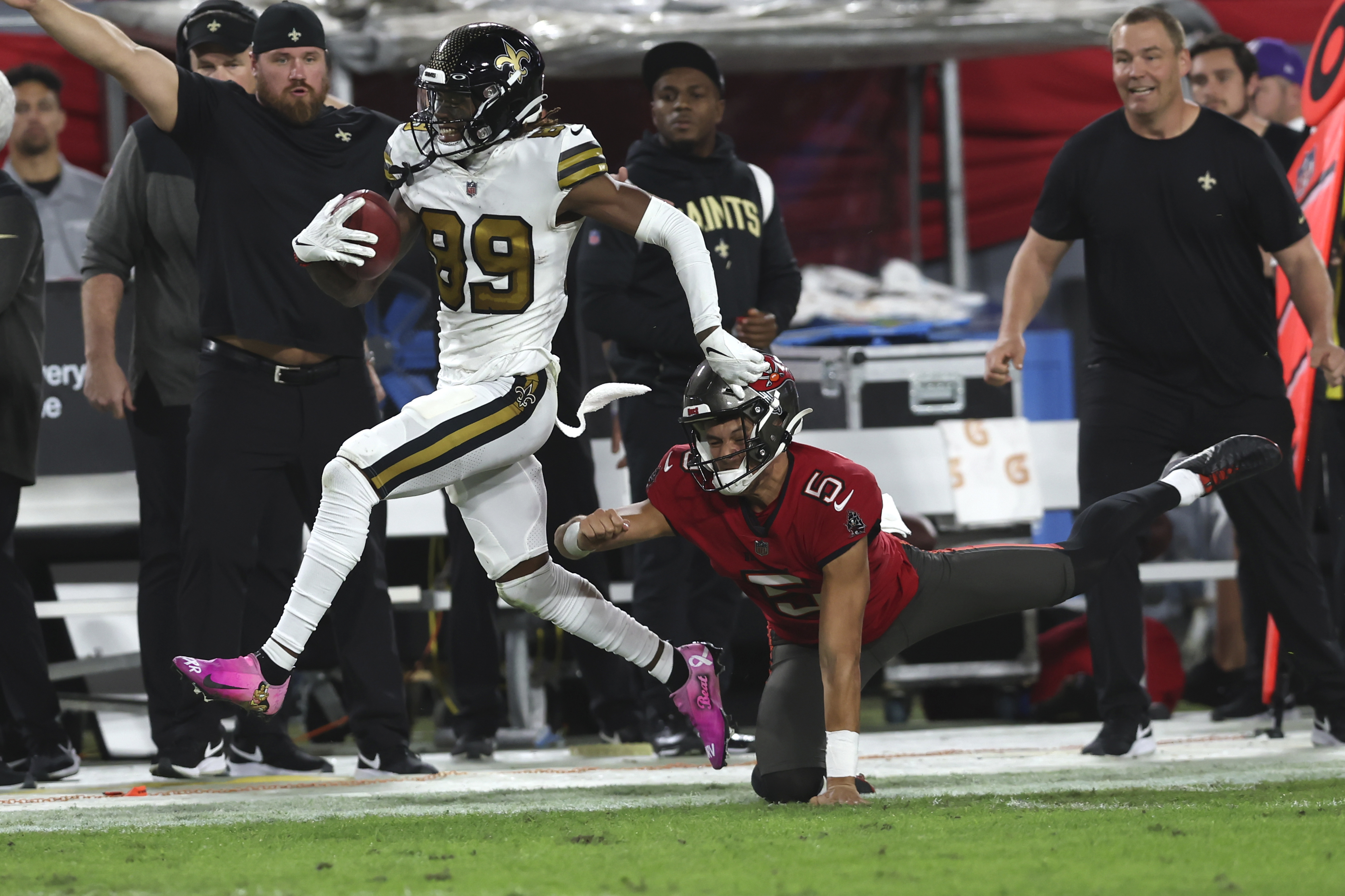 Bucs WR Russell Gage, G Luke Goedeke ruled out for Sunday vs. Browns