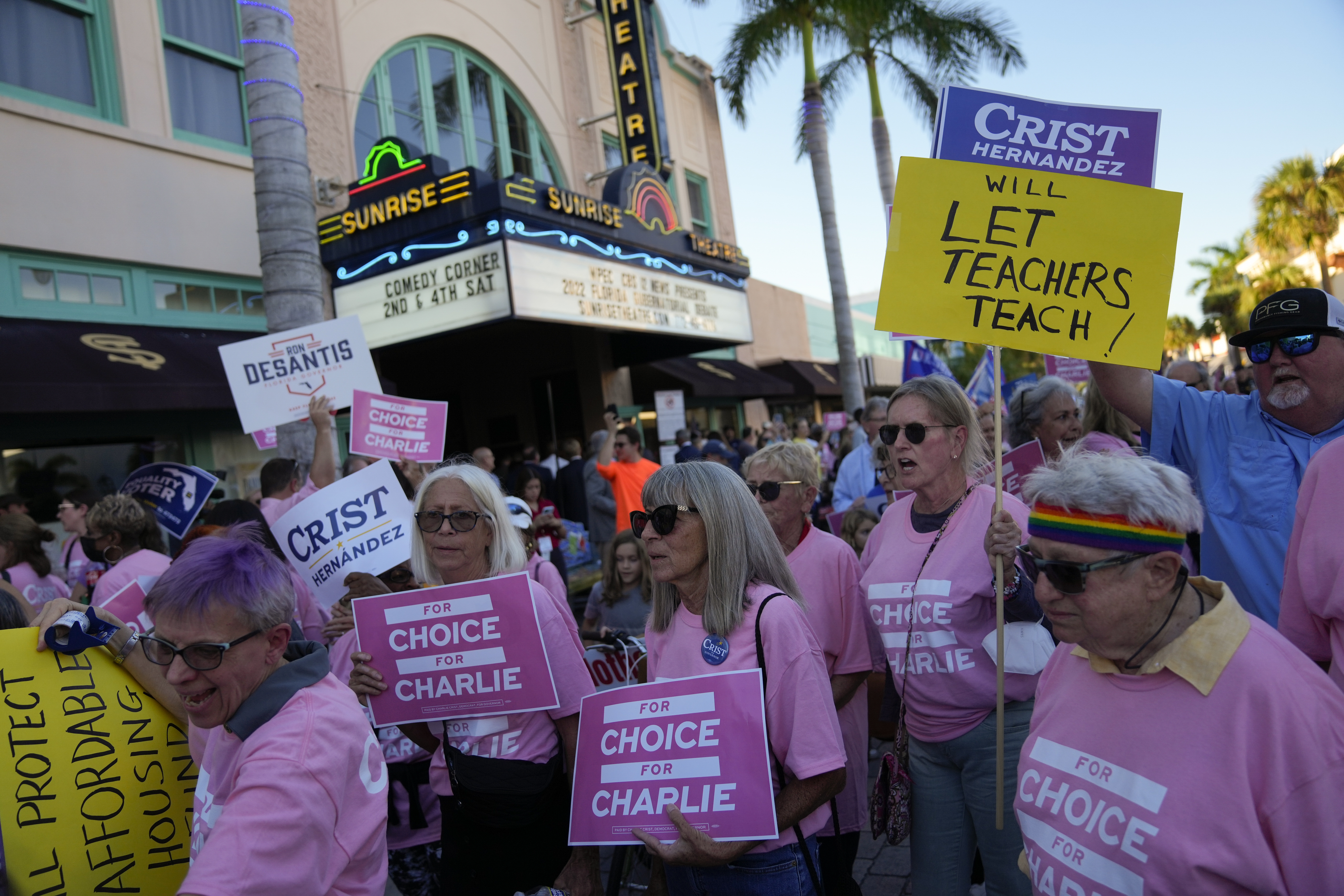 Watch: Florida governor debate between Crist, DeSantis ahead of midterms