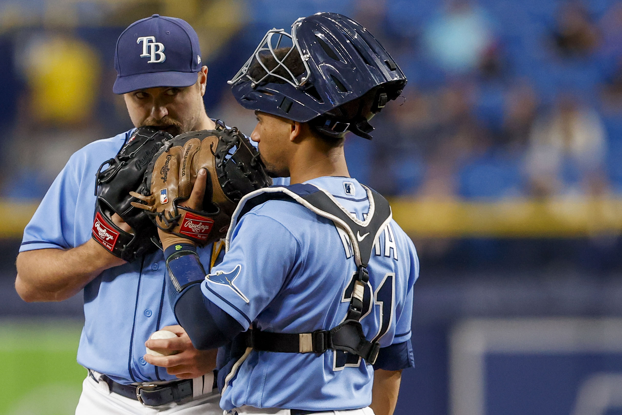 Francisco Mejía has sac fly in 8th, major league-leading Rays beat