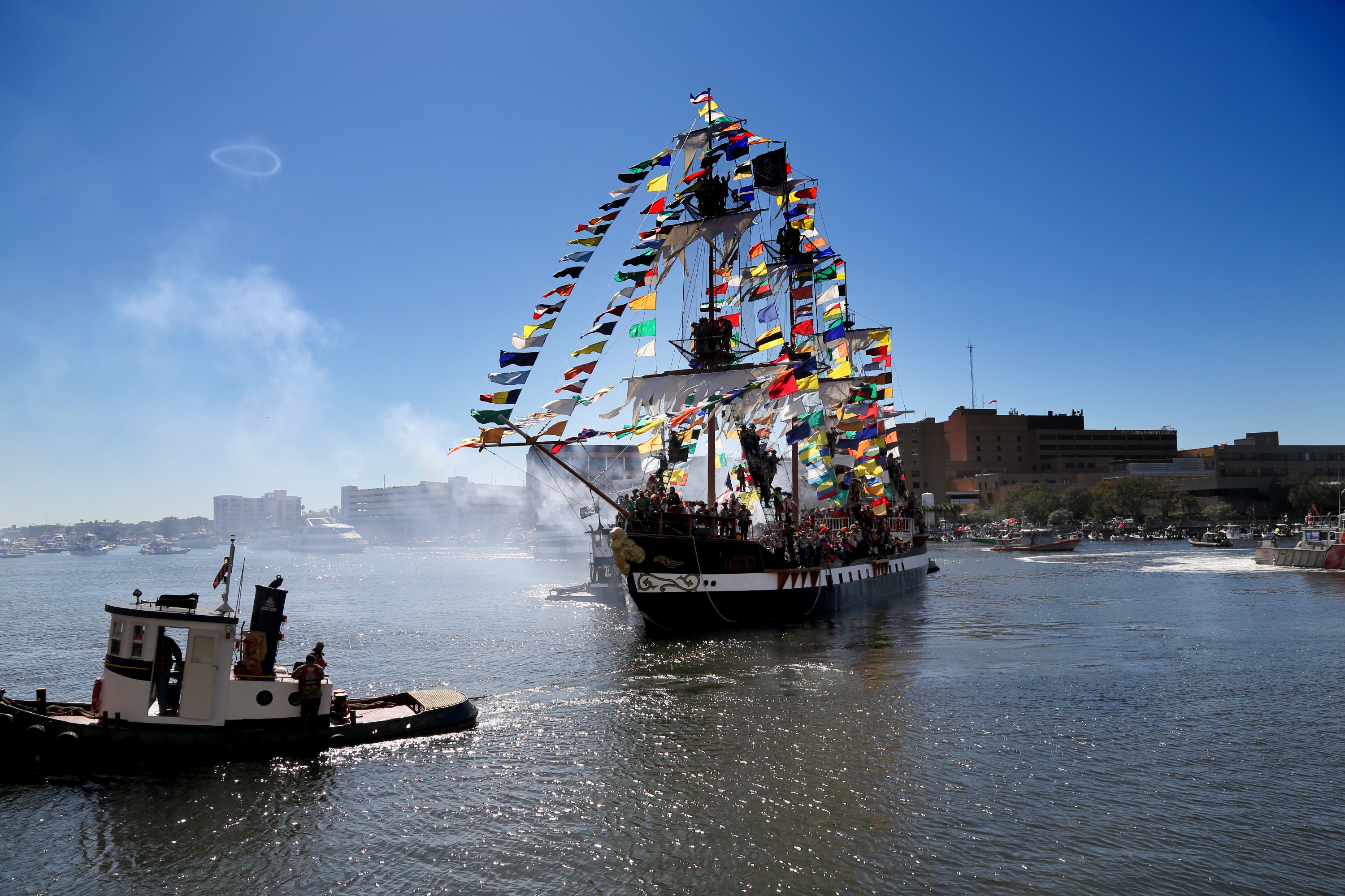 Jose Gasparilla pirate ship set to light up the sky with lasers in honor of  Super Bowl 55