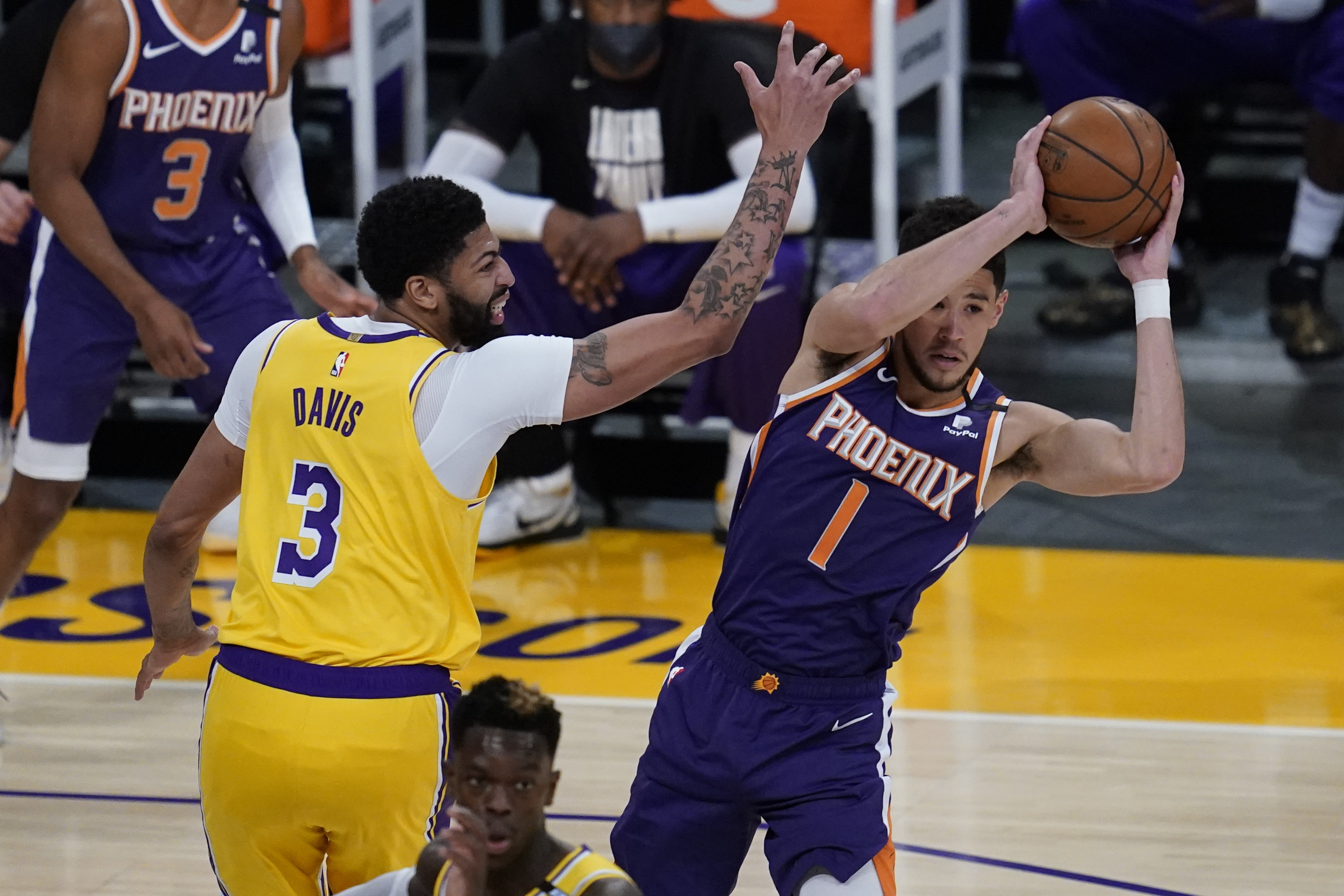 Booker scores 38 points, Suns beat Clippers to even series - ABC7 Los  Angeles