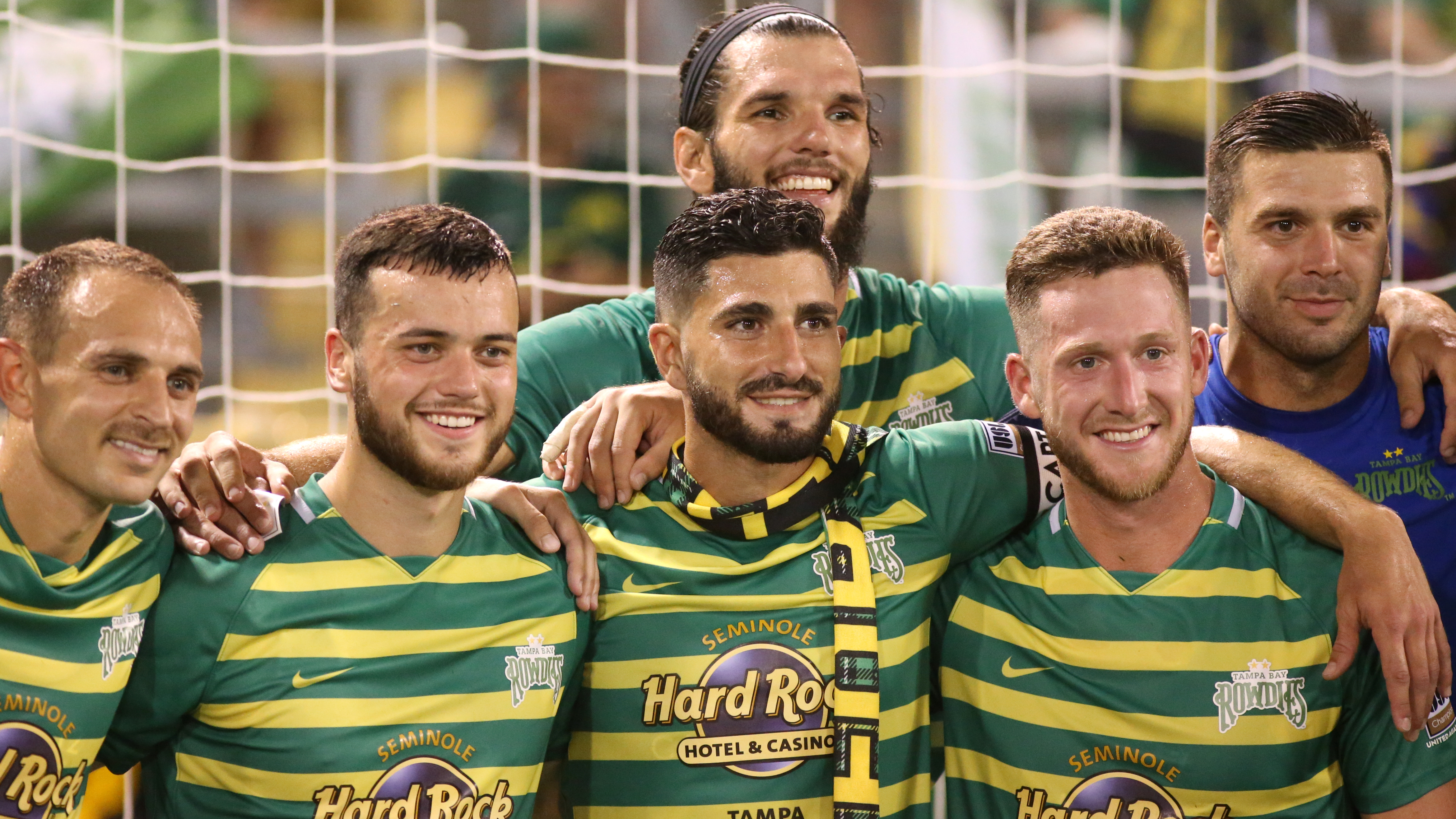 St. Petersburg, FL USA: Tampa Bay Rowdies goalkeeper Raiko