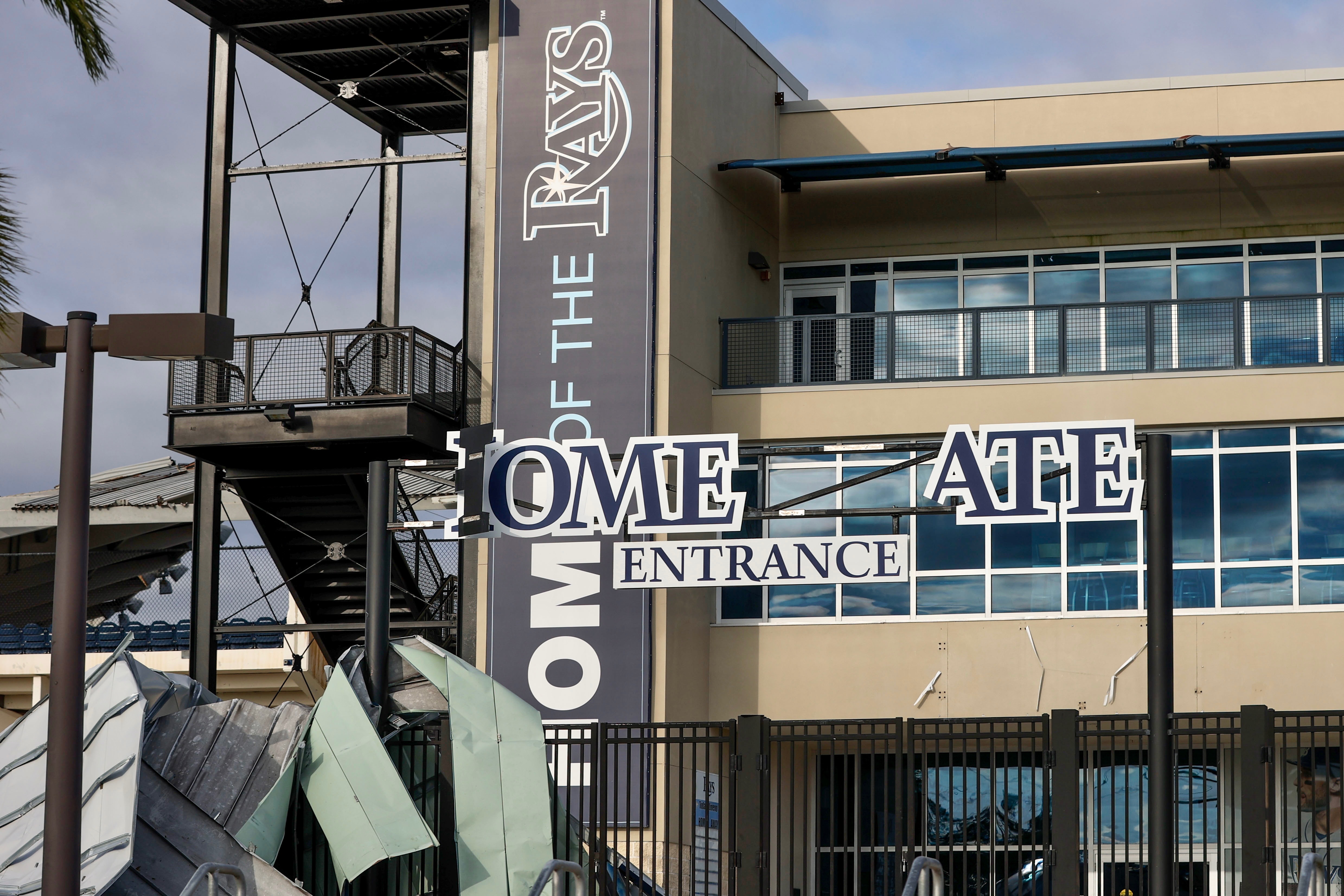 Tampa Bay Rays won't go to Charlotte County spring training facility due to  Hurricane Ian damages