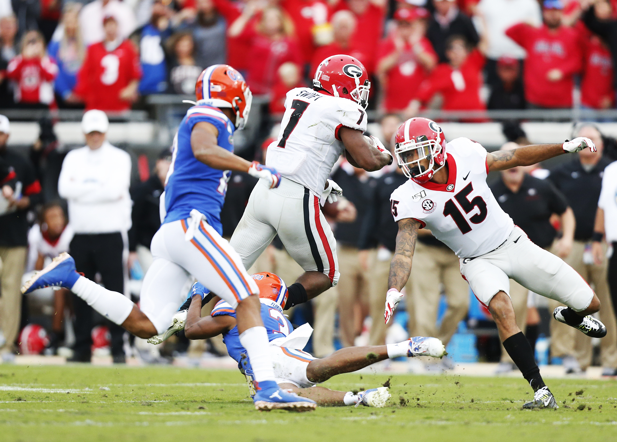 Florida Marco Wilson Throws LSU Player's Shoe 2020 College Football 