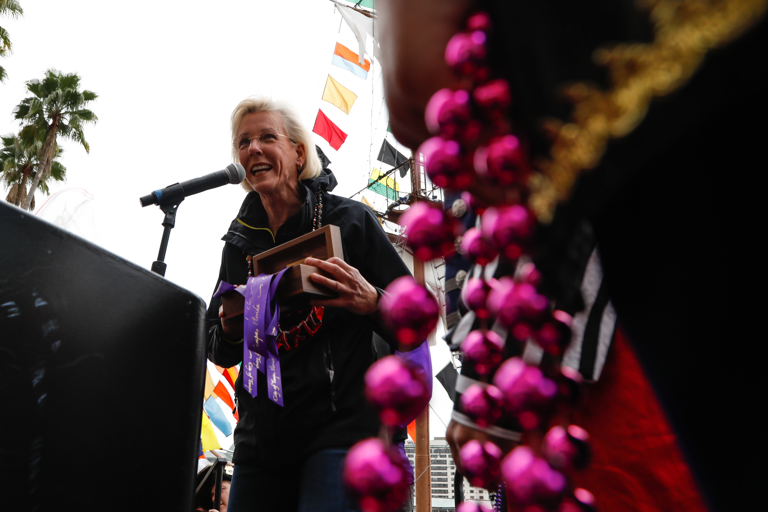 Shivering in their timbers, pirates demand city key of Tampa Mayor Jane  Castor