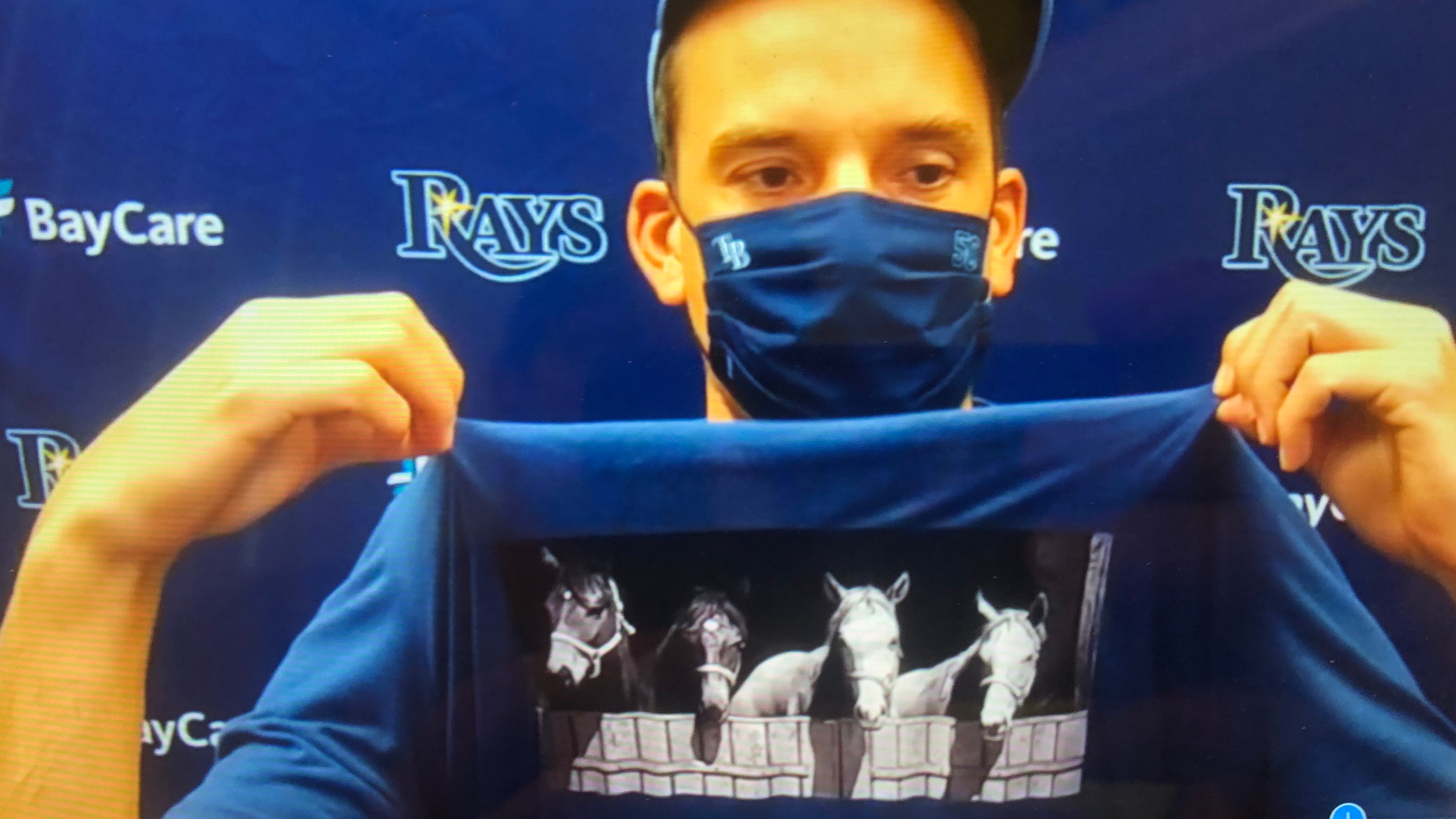 Rays pitchers' new 'stable shirt' won't be a hit with Yankees