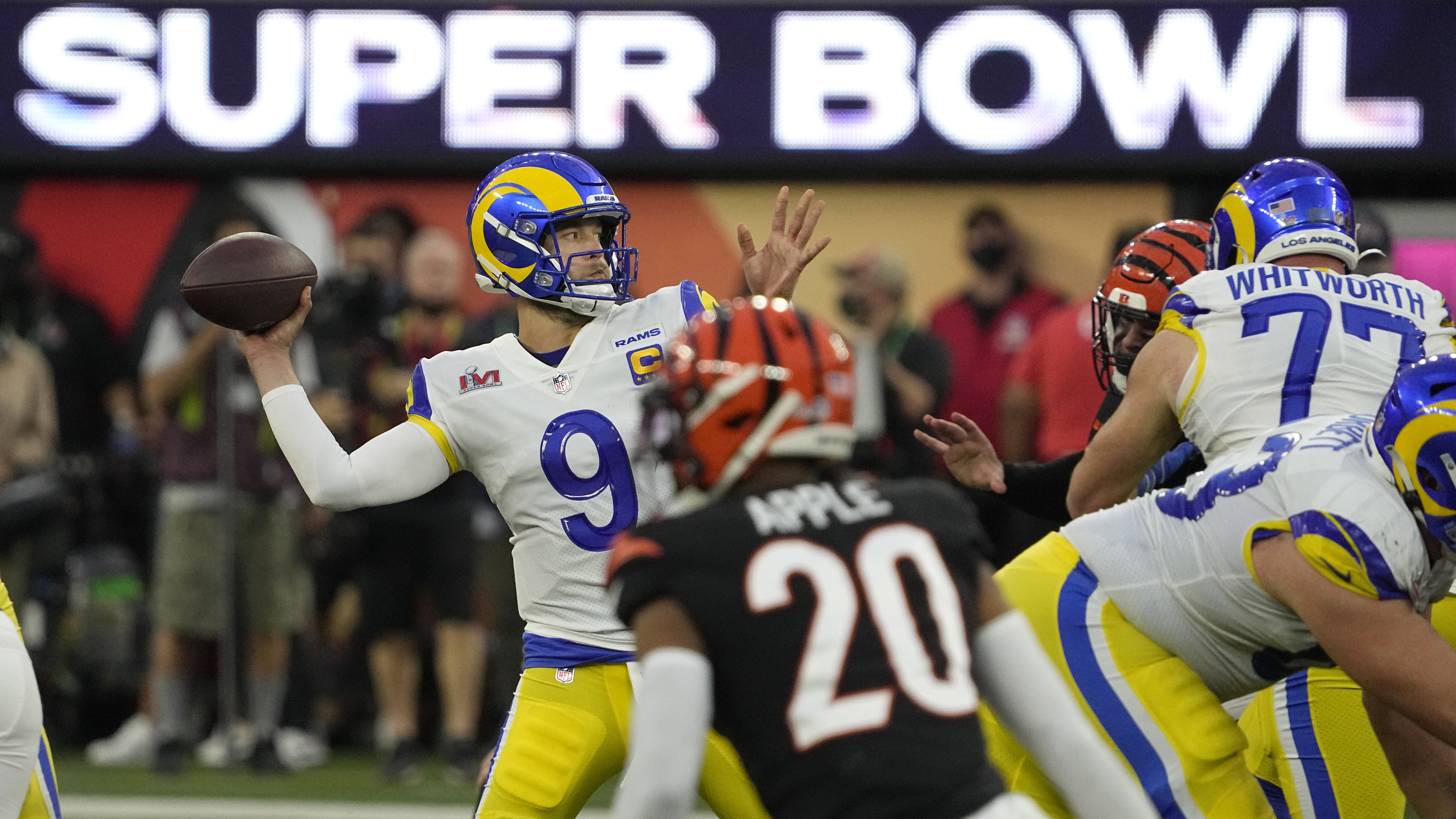 Rams storm back to beat Bengals in final minutes of Super Bowl 56