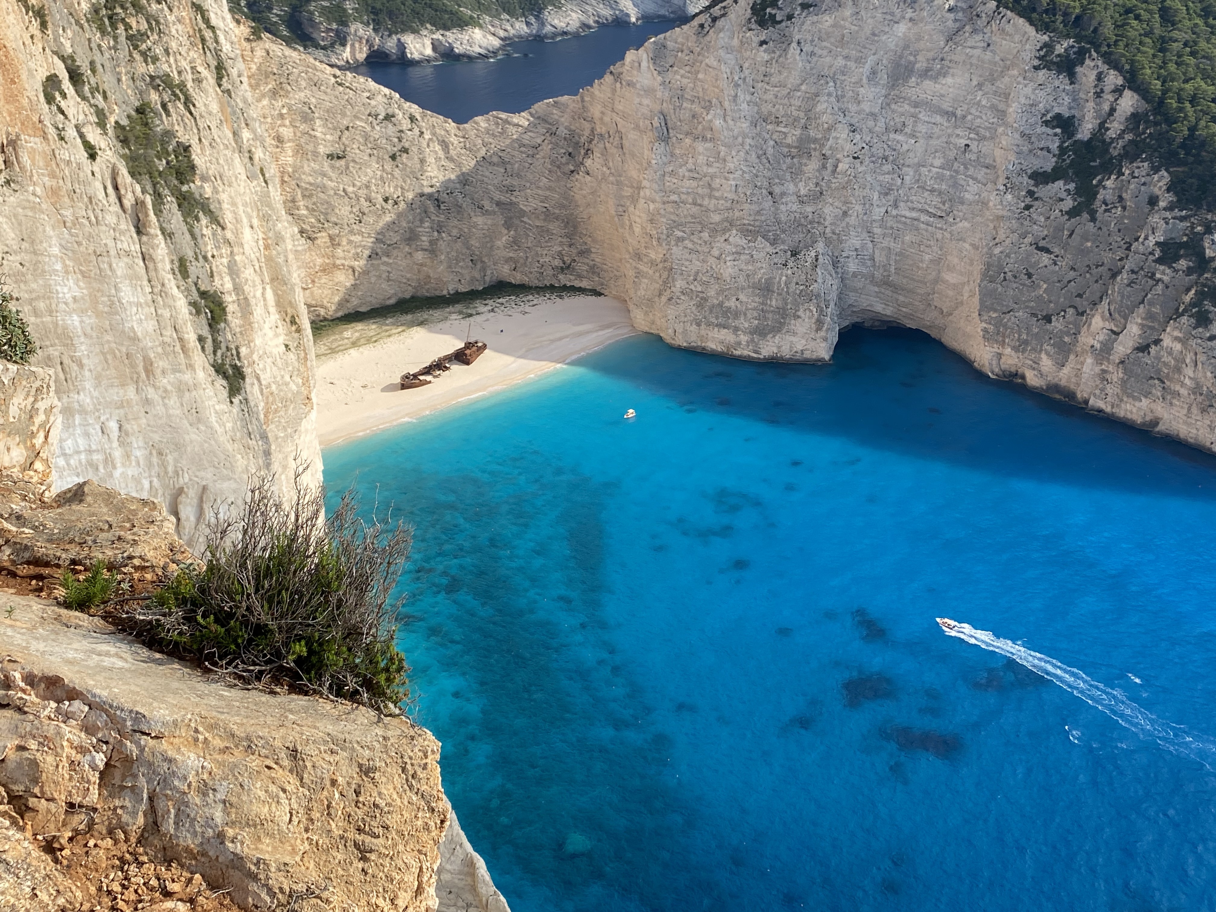 Visit to Shipwreck Beach on the Greek island of Zakynthos is a dream