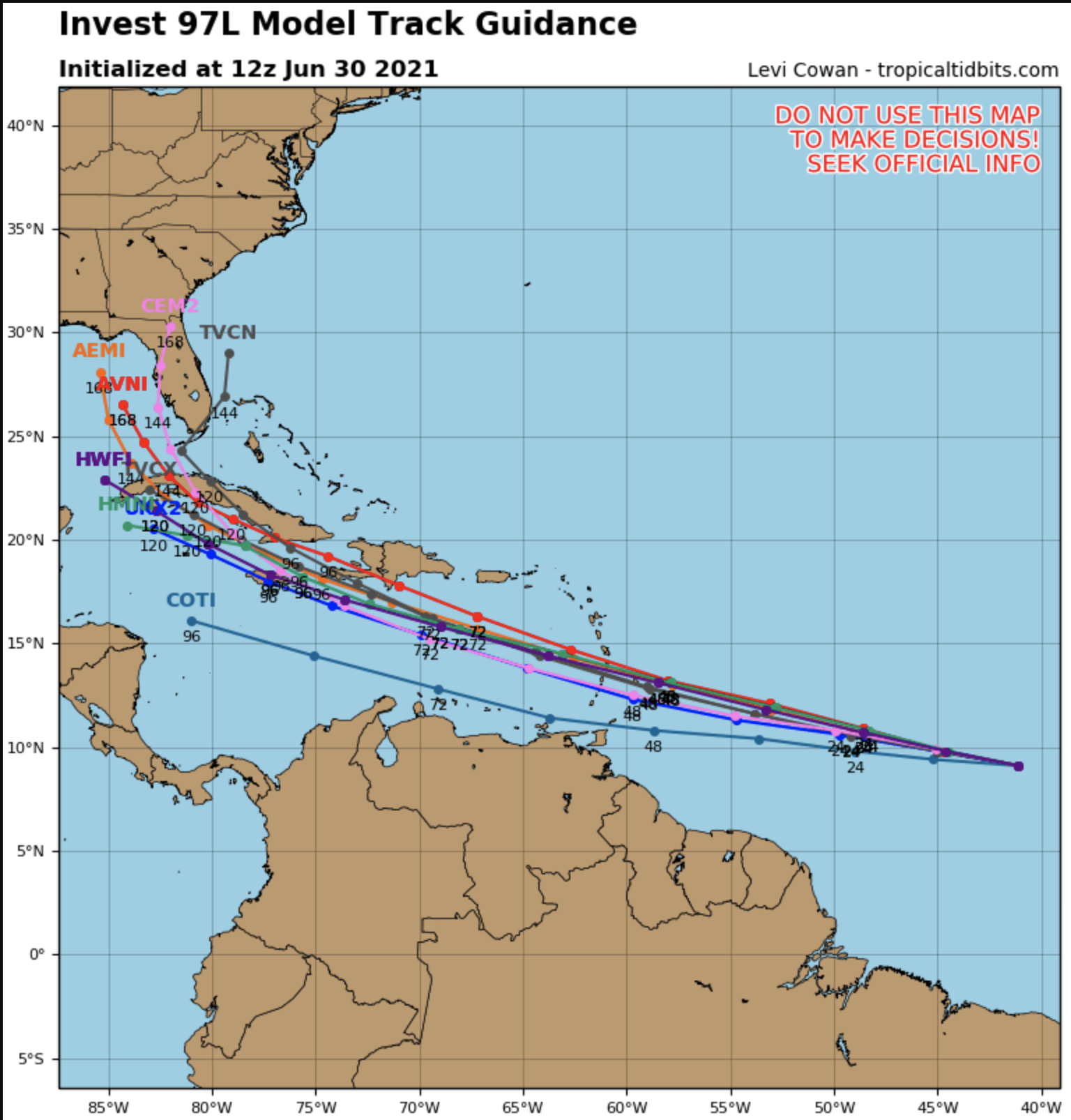 Early Spaghetti Models Show Tropical Wave Could Be Headed To Gulf