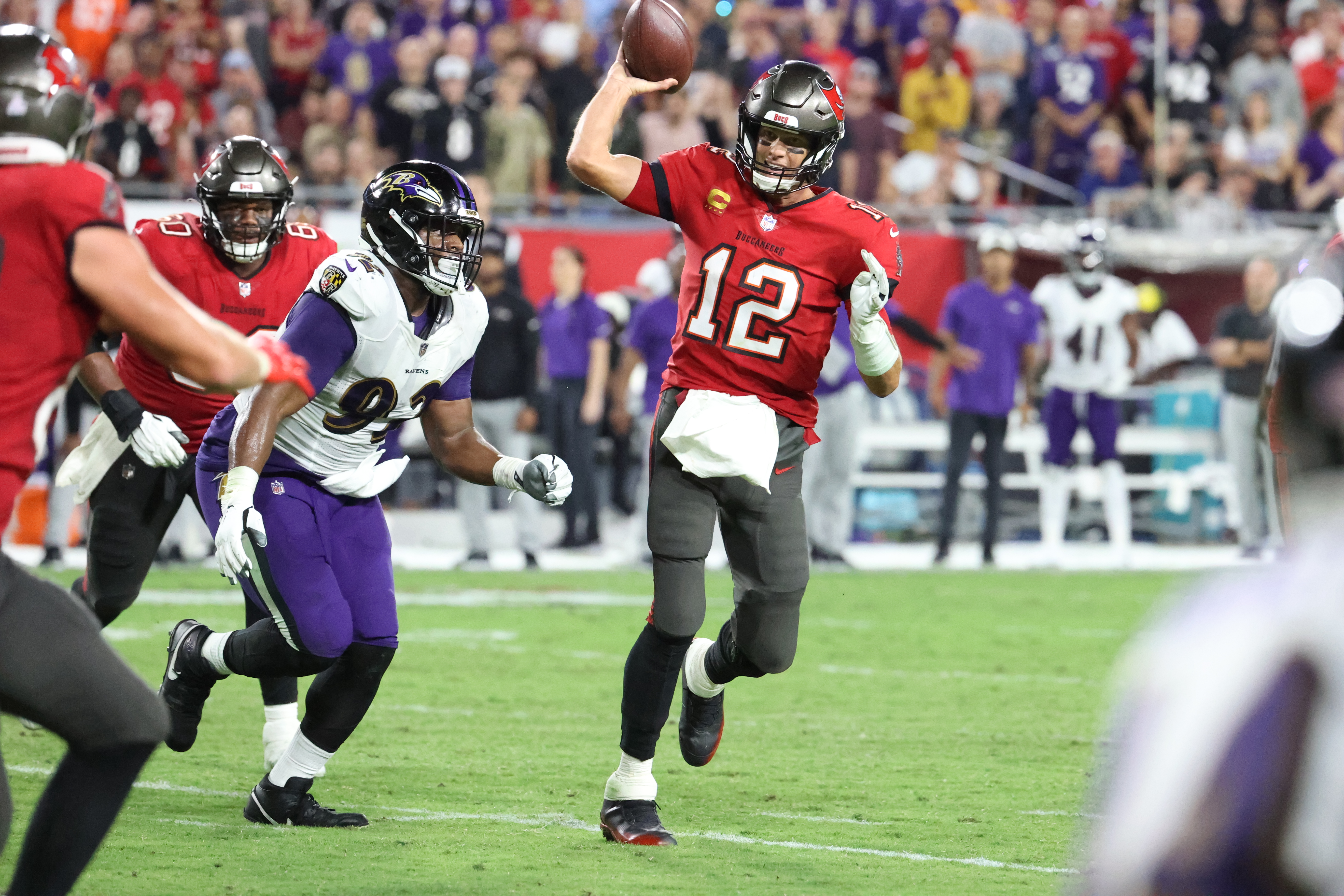 Buccaneers vs. Ravens: Tom Brady becomes most sacked quarterback in NFL  history