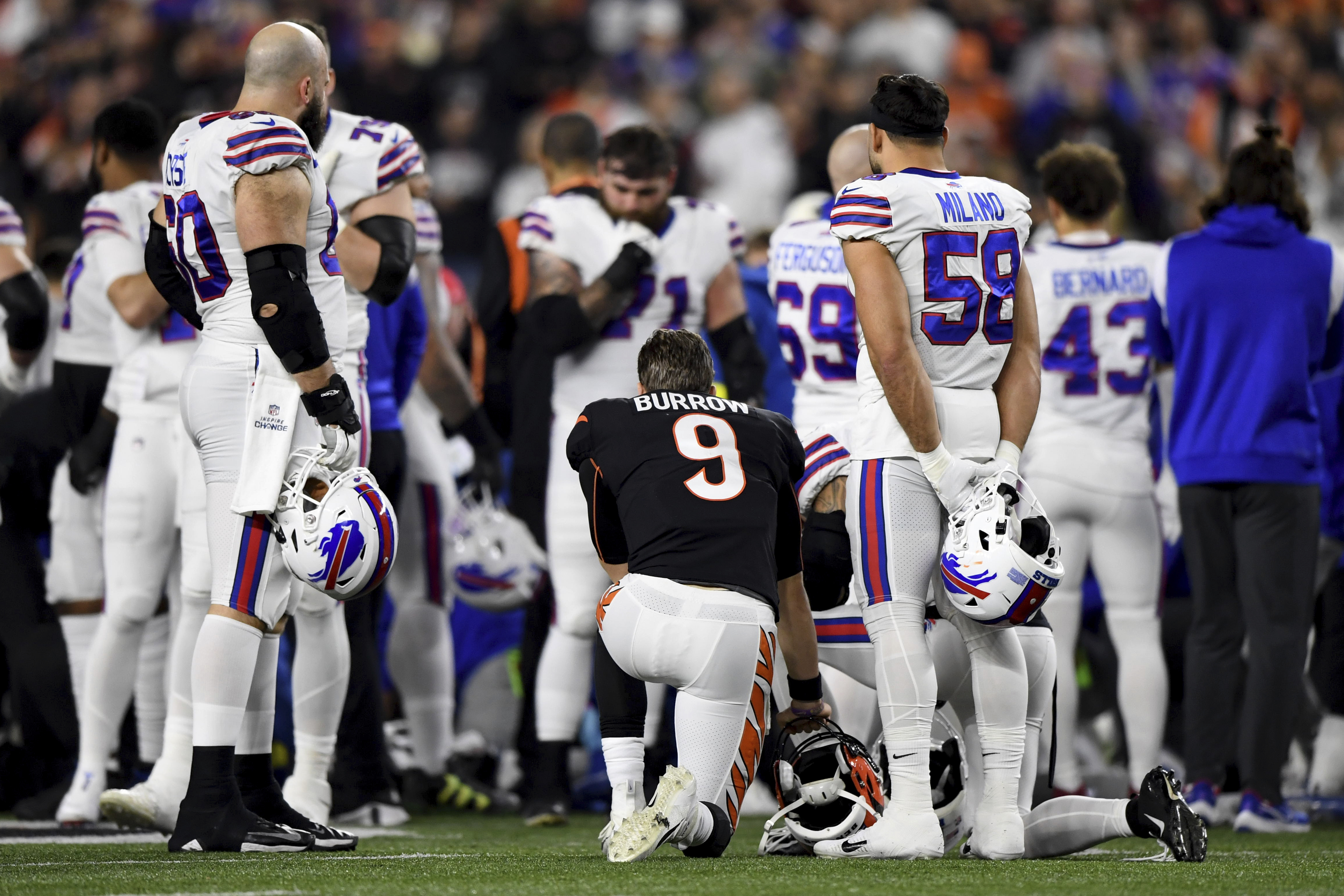 NFL issues Buffalo Bills vs Cincinnati Bengals update after Damar Hamlin  cardiac arrest - Mirror Online