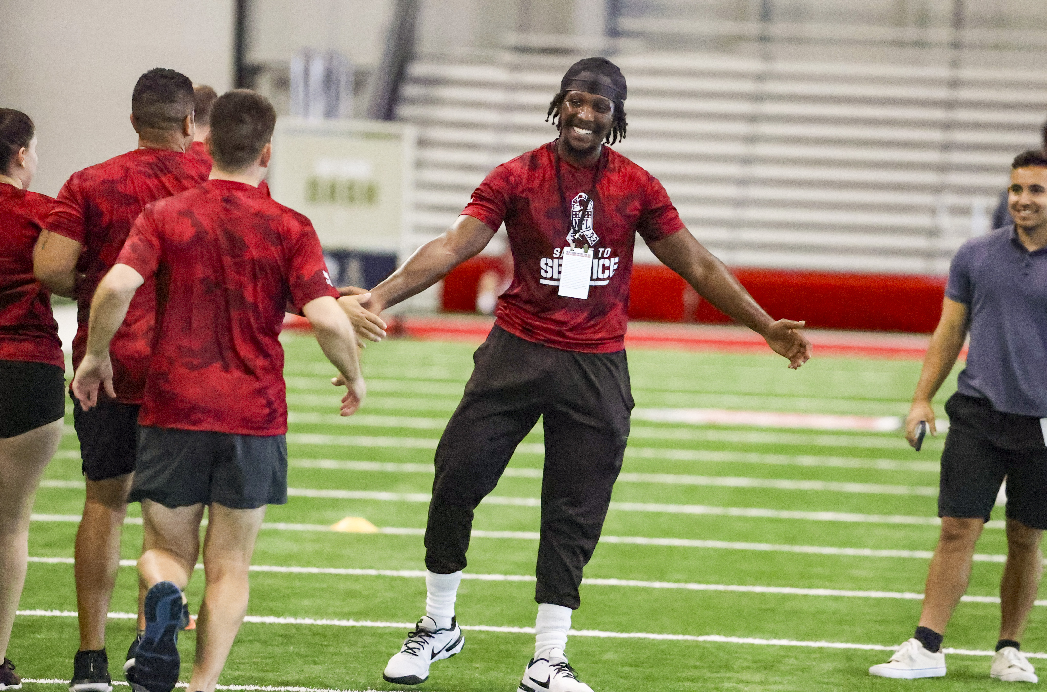 Tampa Bay Buccaneers and USAA Host Training Camp for Service Members >  927th Air Refueling Wing > Article Display