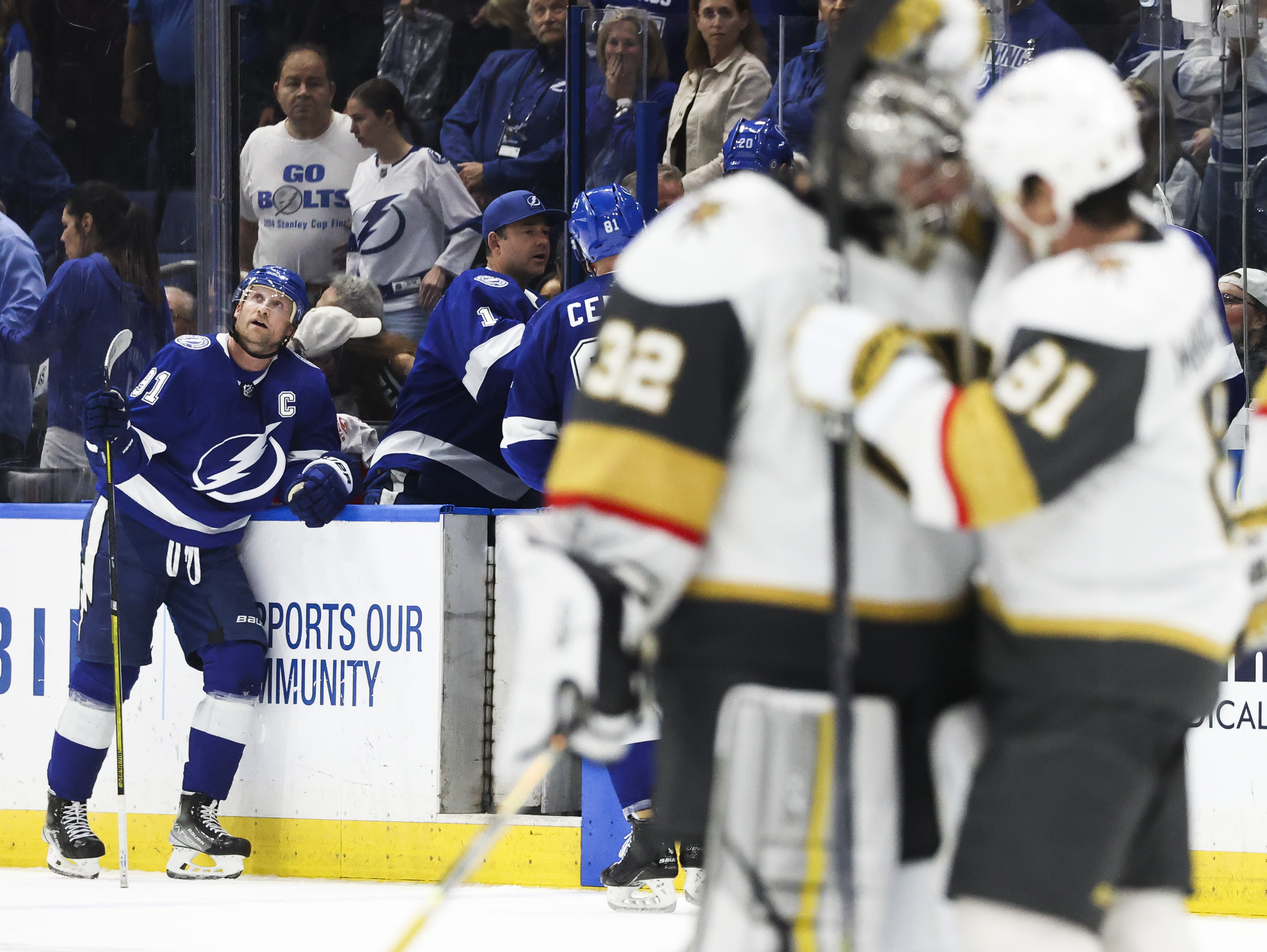 Ex-Lightning player Boyle receives warm All-Star Game welcome, Golden  Knights/NHL