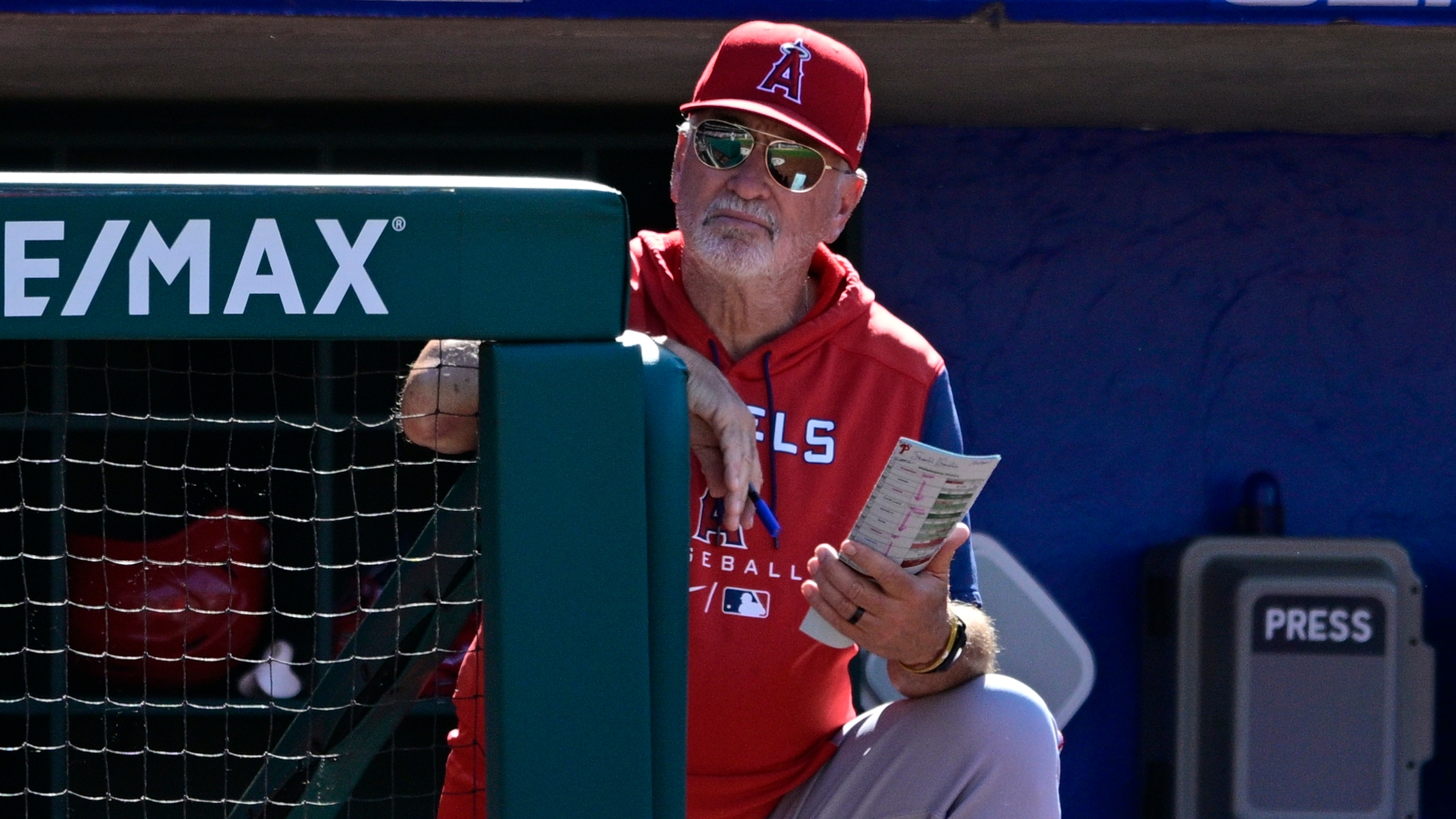 Fired Angels manager Joe Maddon having a blast, and blasting how some teams  are run