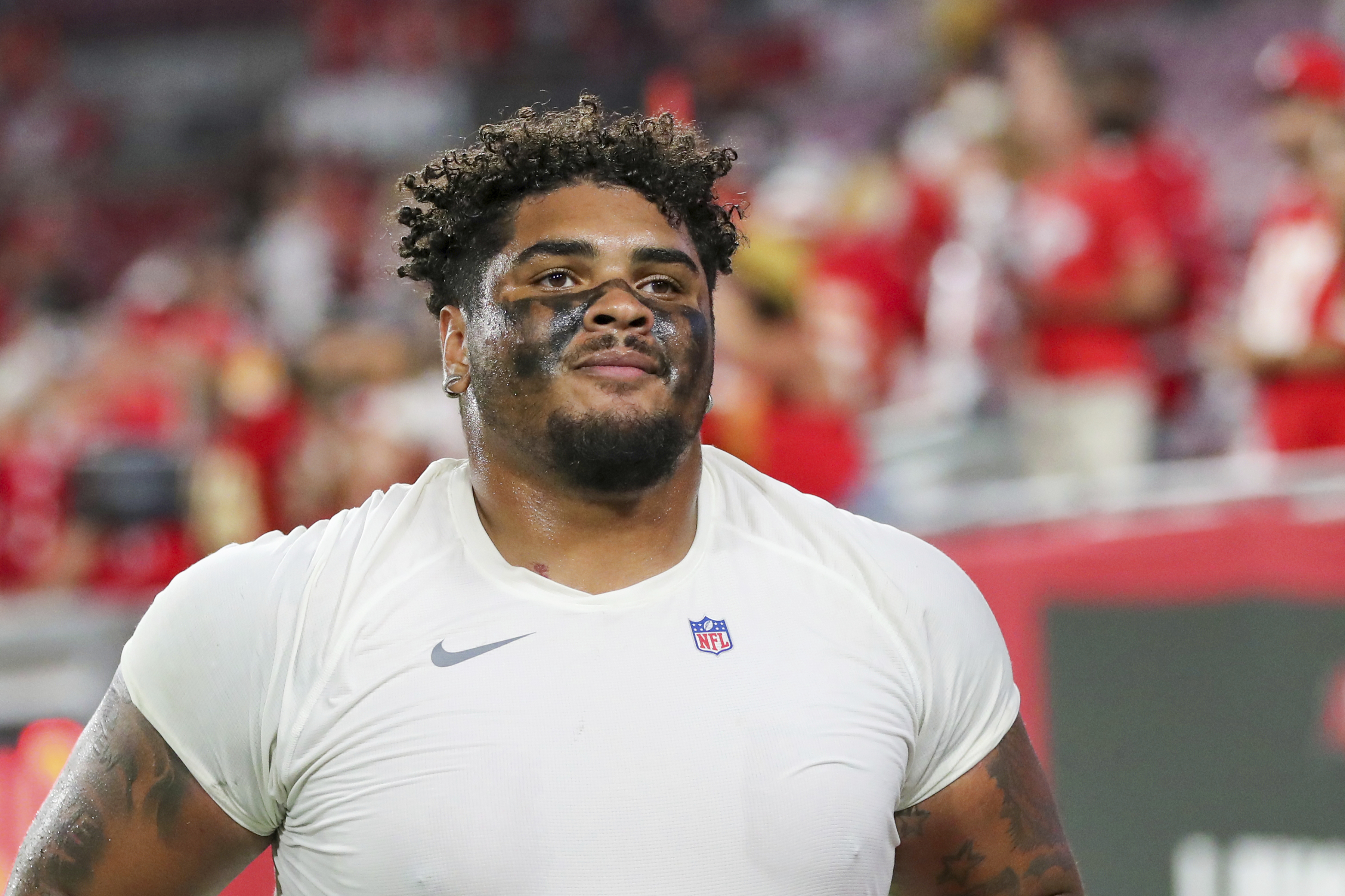 Buccaneers star Tristan Wirfs suffers strained oblique, no word