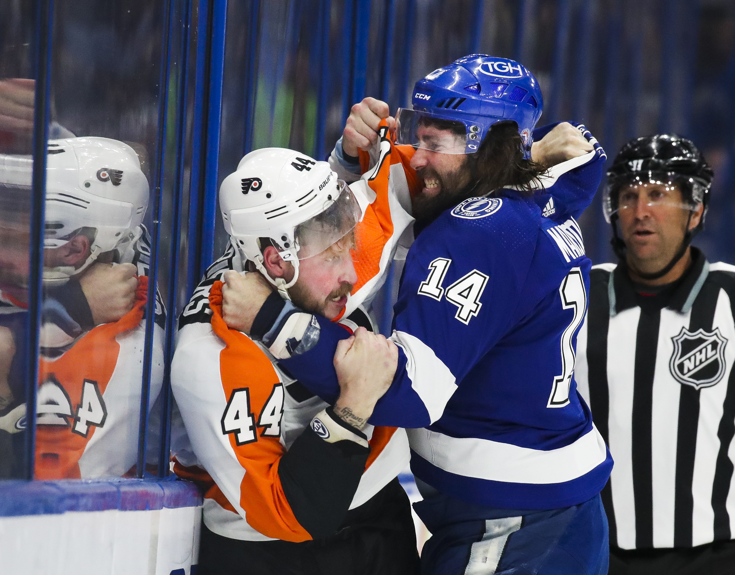 Photos: Lightning fall to Flyers in home opener