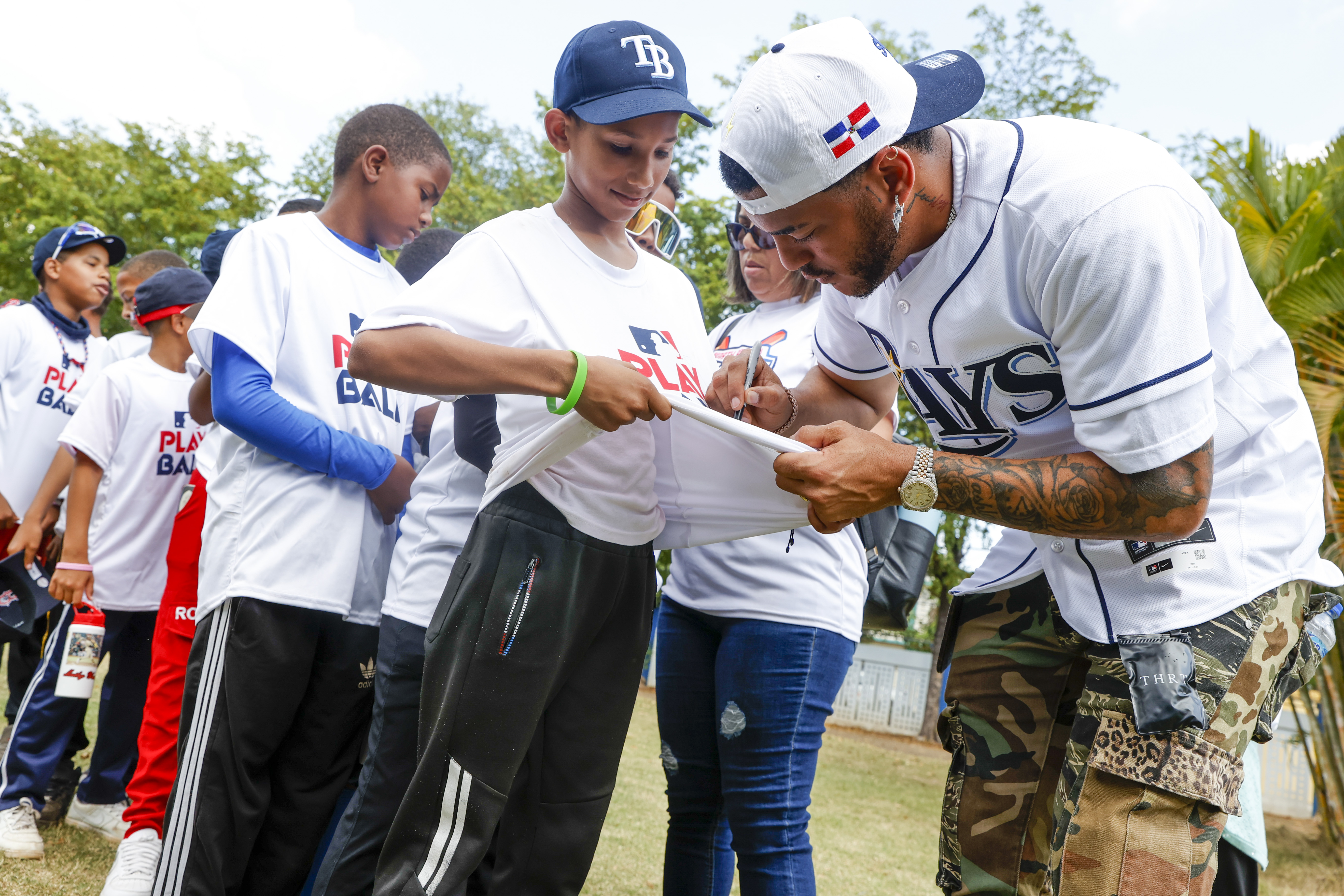 Rays have a ball before facing Red Sox in Dominican Republic