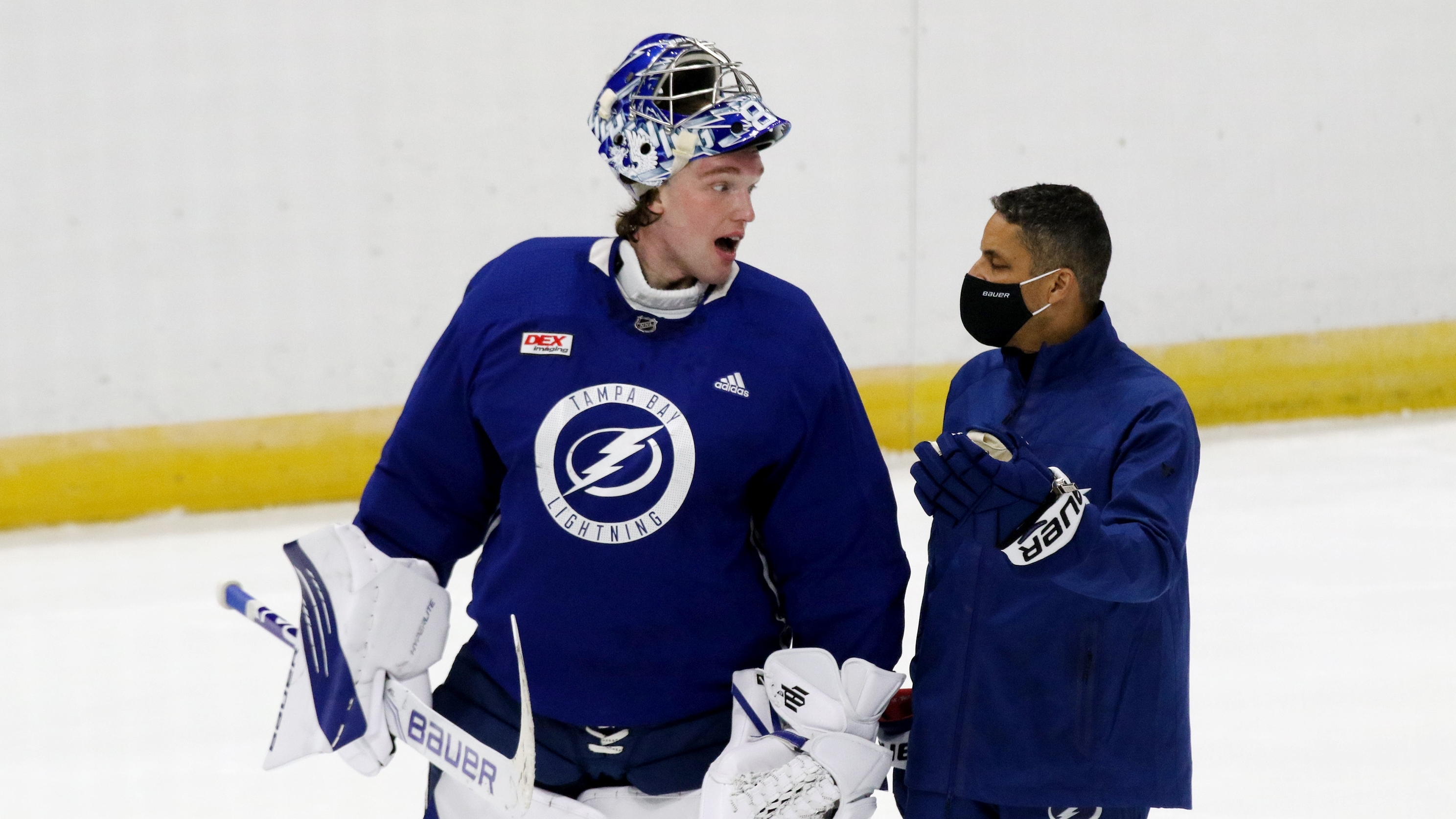 No Vasilevskiy at practice, an interesting replacement and an uncertain  opponent