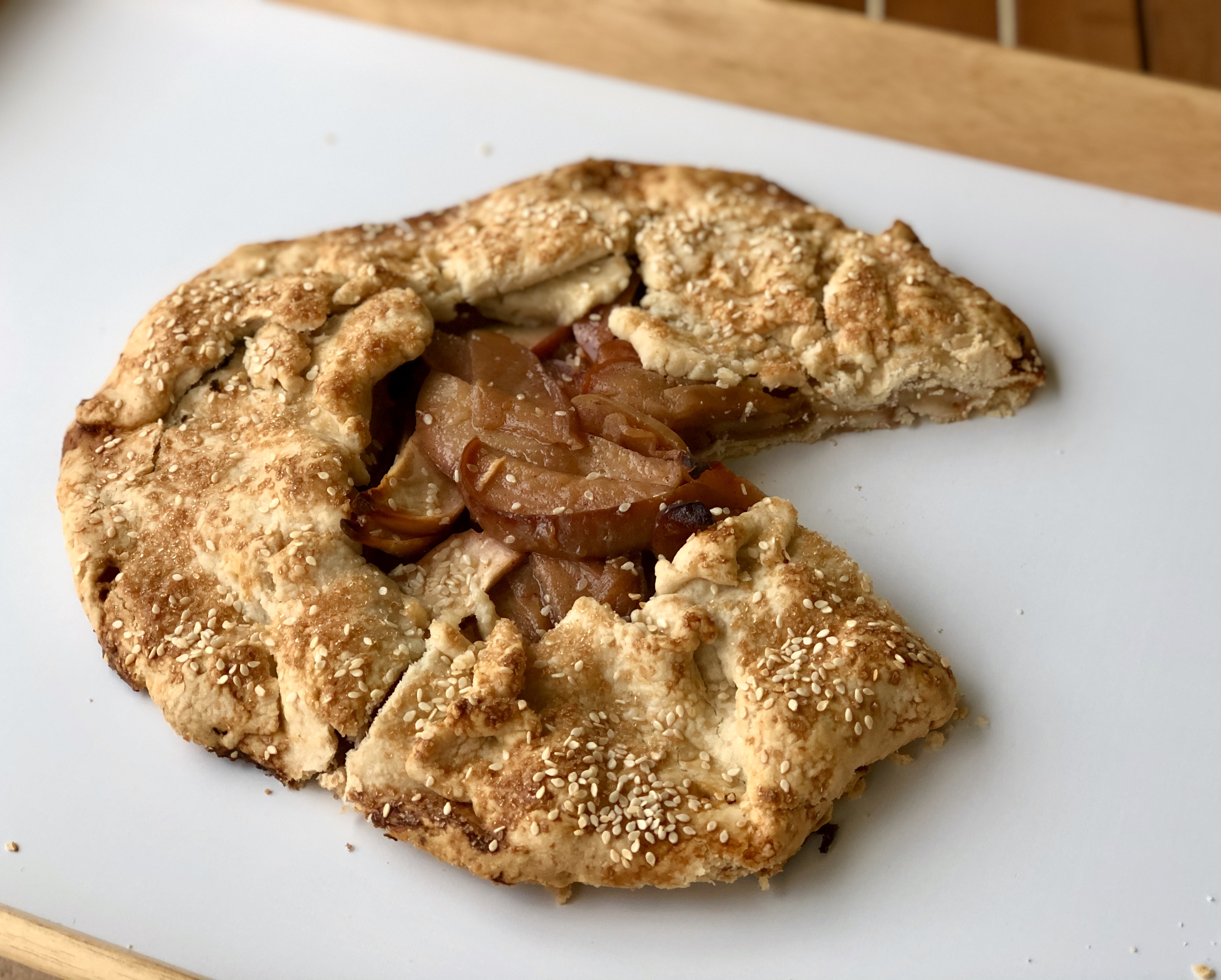 Making a galette is easier than, well, pie