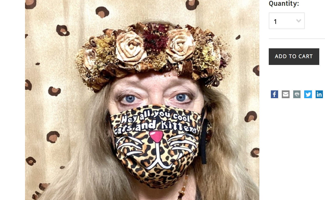 cat mask headband