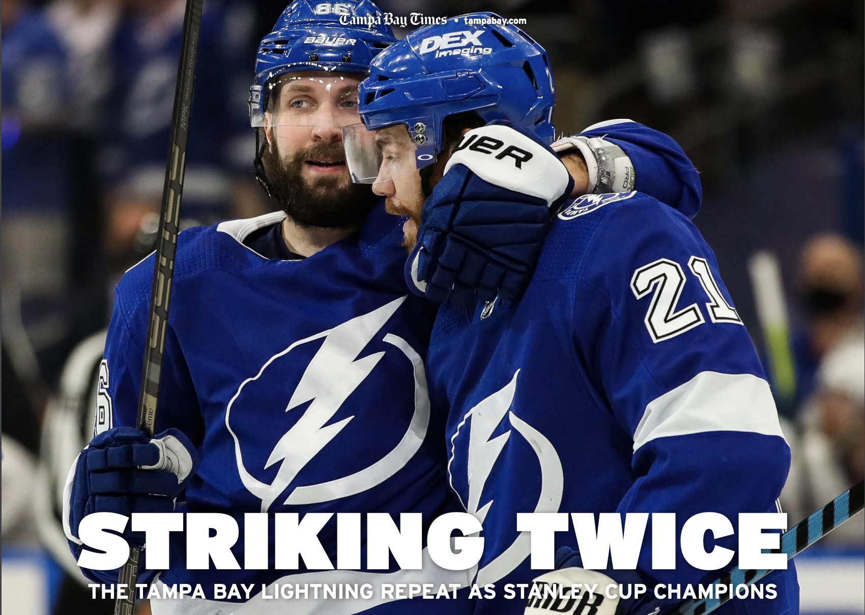 47 - Lightning strikes twice! ⚡ ⚡ Congrats to the back-to-back Stanley Cup  champion Tampa Bay Lightning!