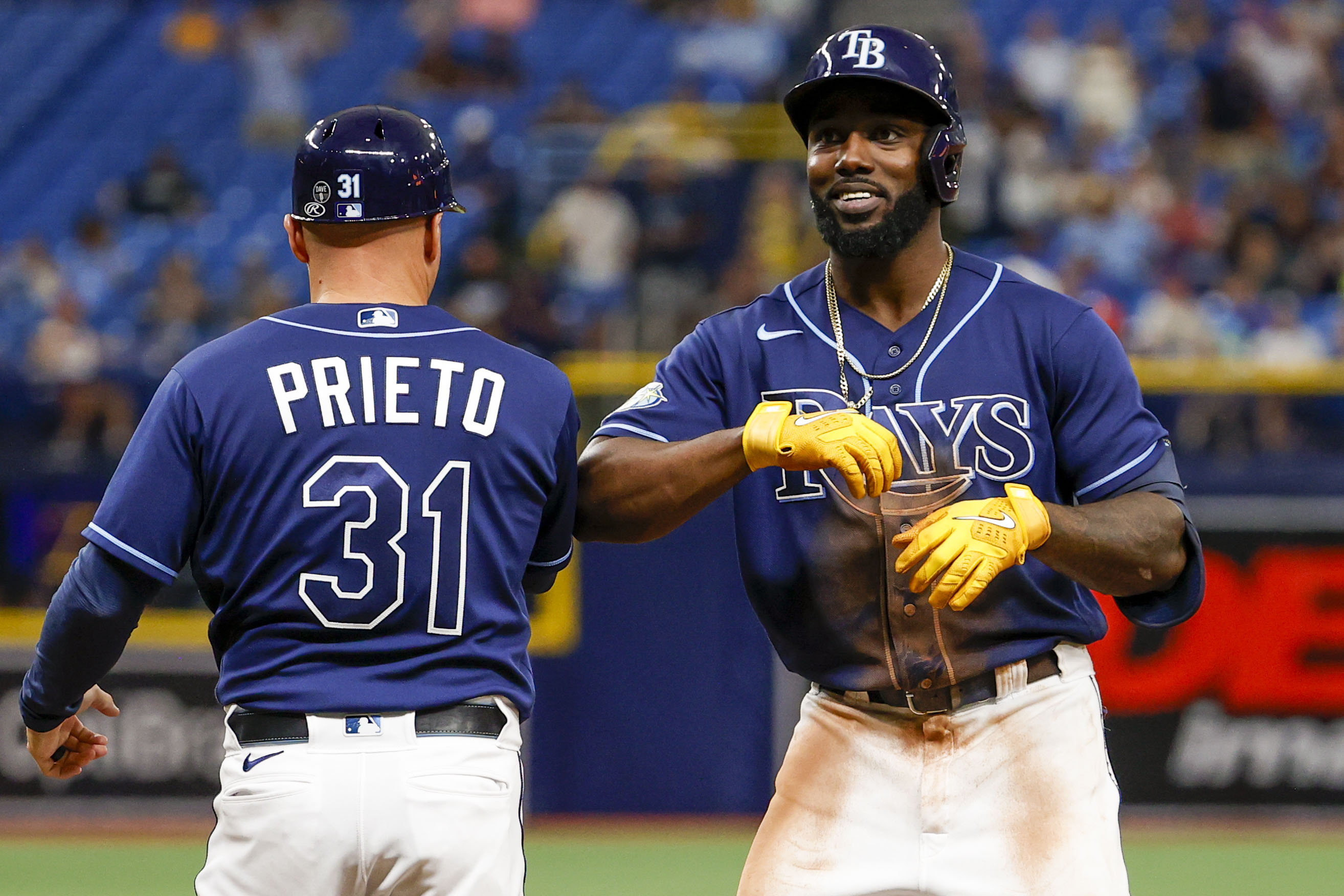 Wander Franco drives in 3 as Rays beat Blue Jays 10-5