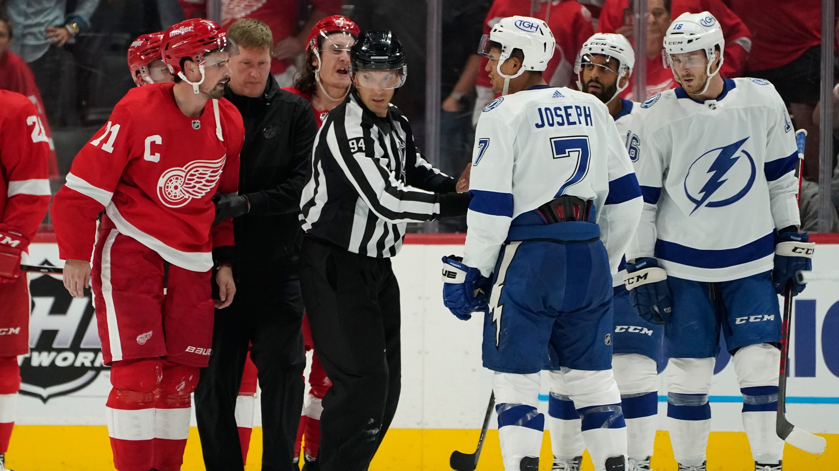 NHL suspends Dylan Larkin 1 game for punch