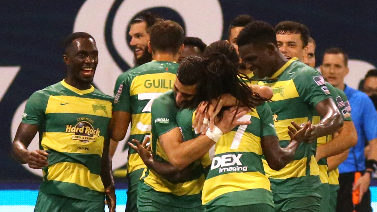 Photos of the Tampa Bay Rowdies tying Birmingham in St. Pete last