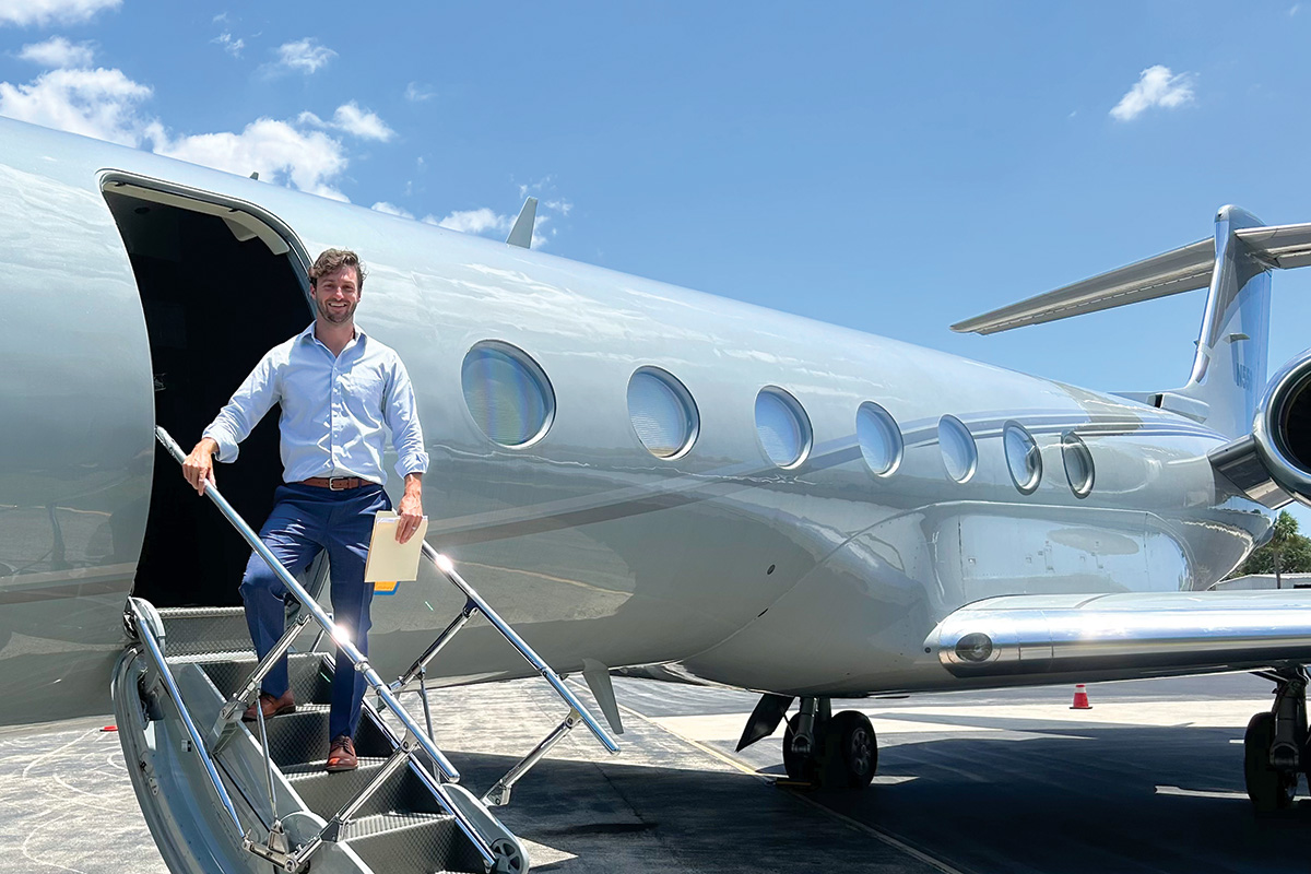 Tyler Holt took a leap of faith and started an aviation company that’s making millions from sales, charters and jet parts.
