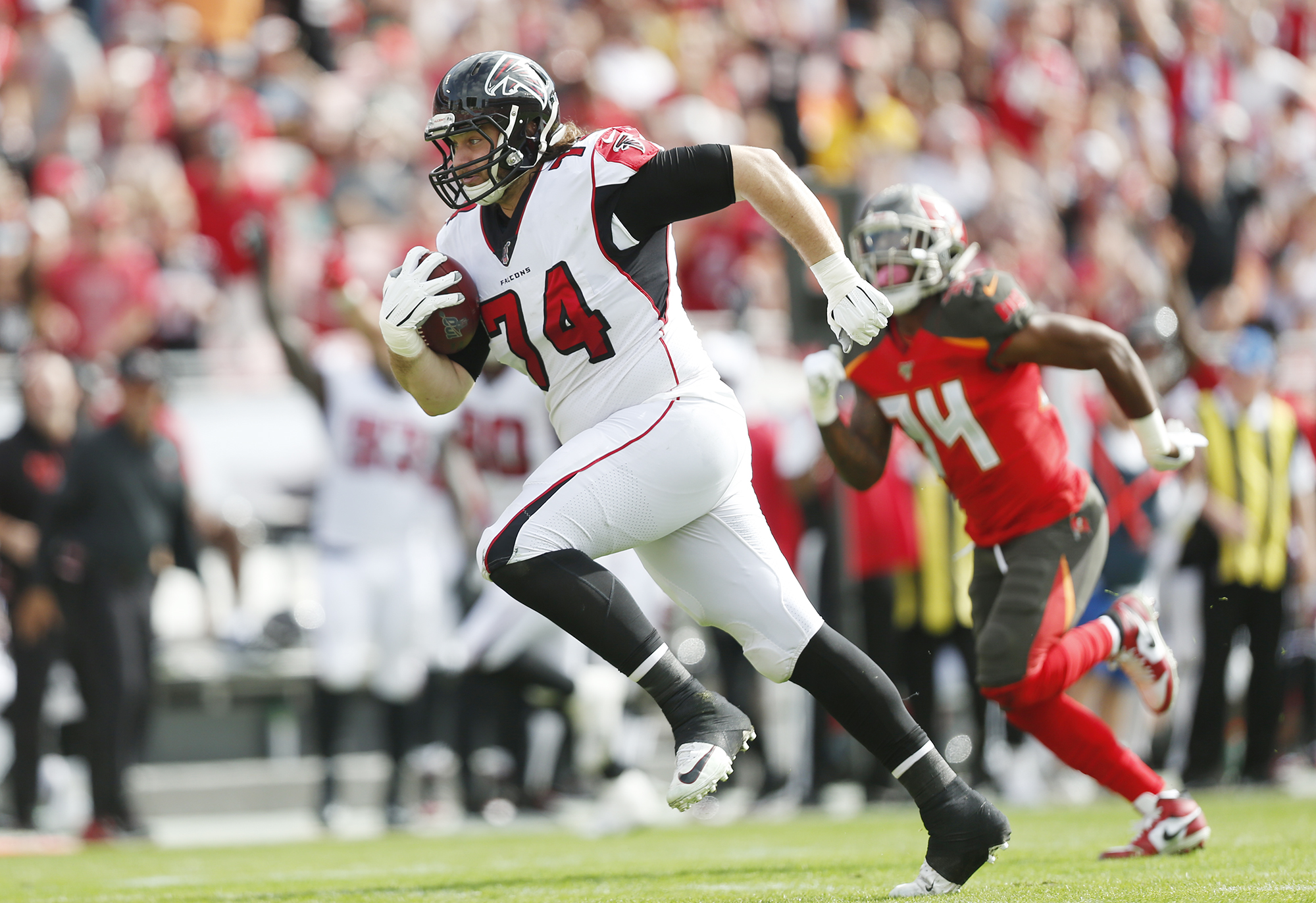 December 29, 2019: Tampa Bay Buccaneers linebacker Shaquil Barrett (58)  looks on during the NFL game between the Atlanta Falcons and the Tampa Bay  Buccaneers held at Raymond James Stadium in Tampa