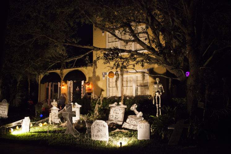 best place for halloween decorations