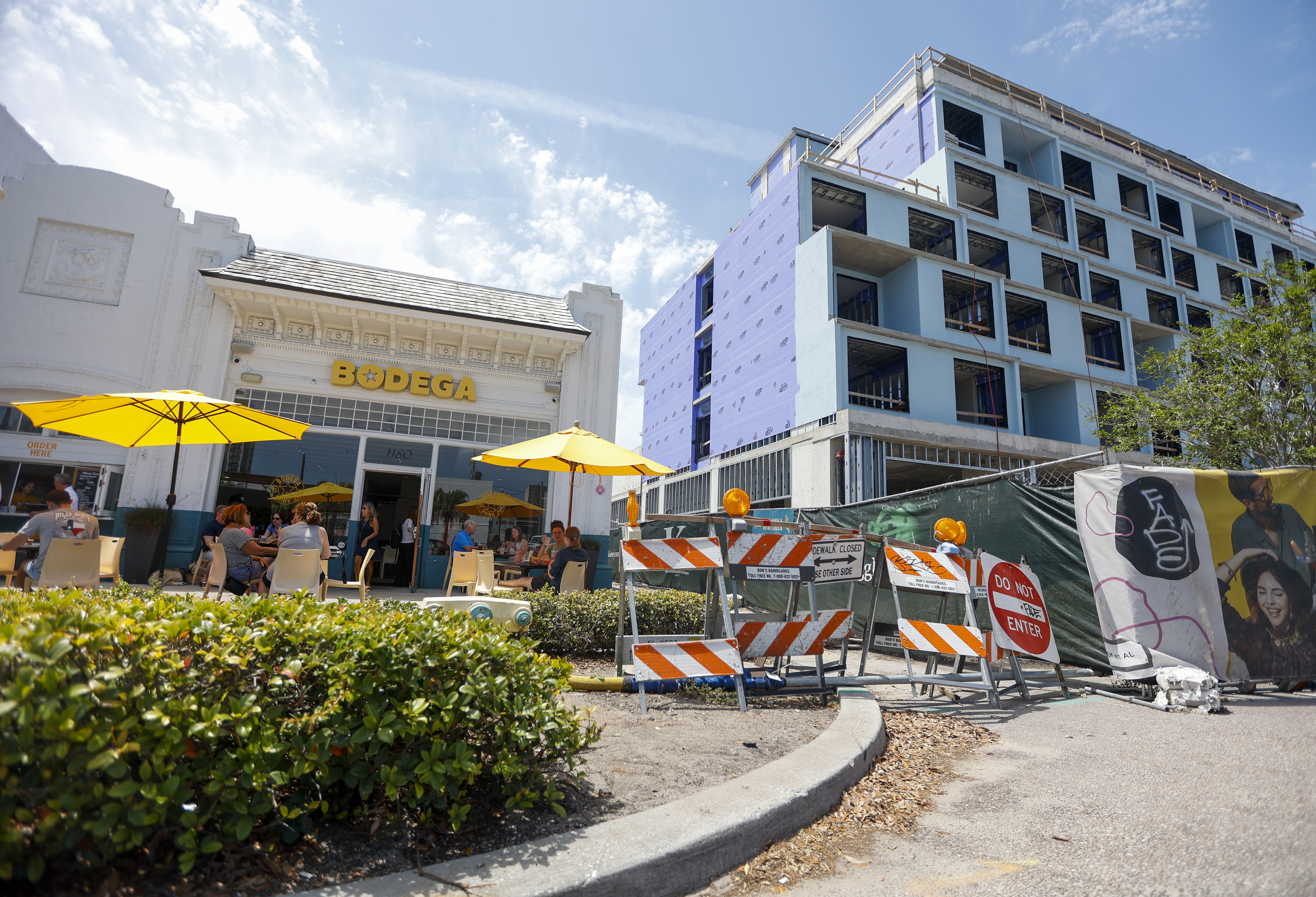 Downtown grand entryway nears completion, Downtown, Local