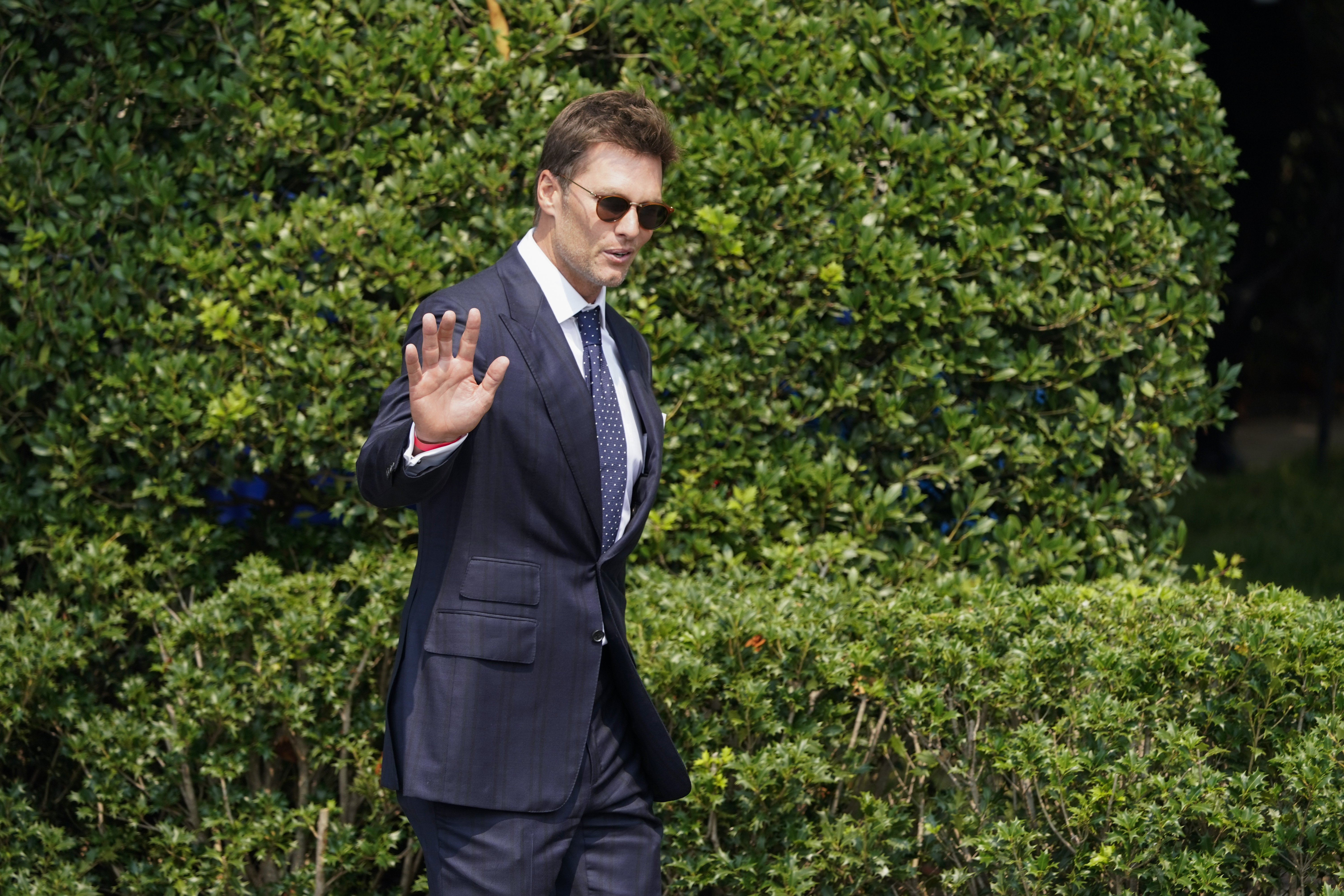 Christopher Cloos - Tom Brady at yesterday's White House visit