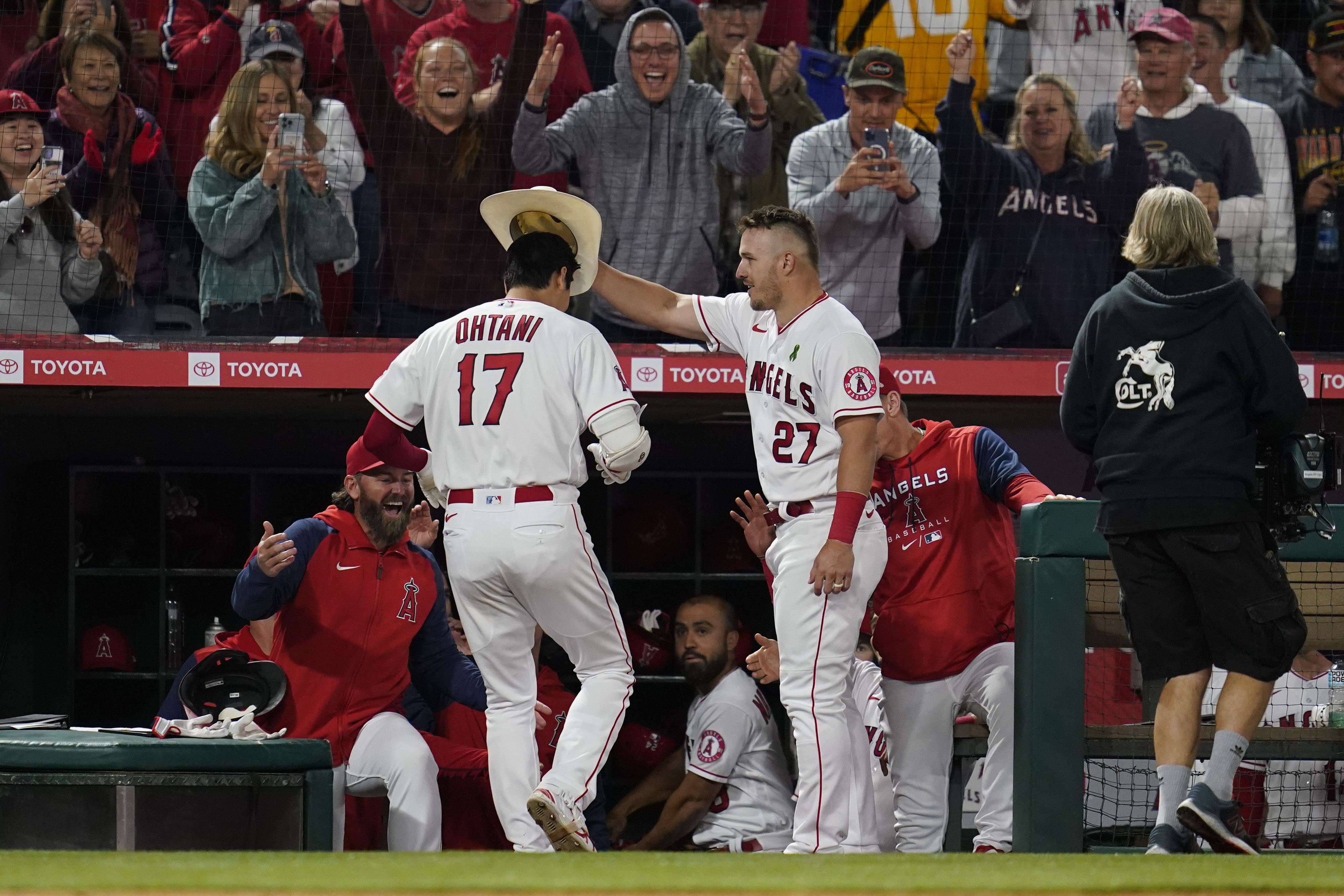 Los Angeles Angels on X: Head to the Big A this month for the Ohtani MVP  Shirt and Trout Throwback Tank Top! Don't miss your chance to get one of  these great