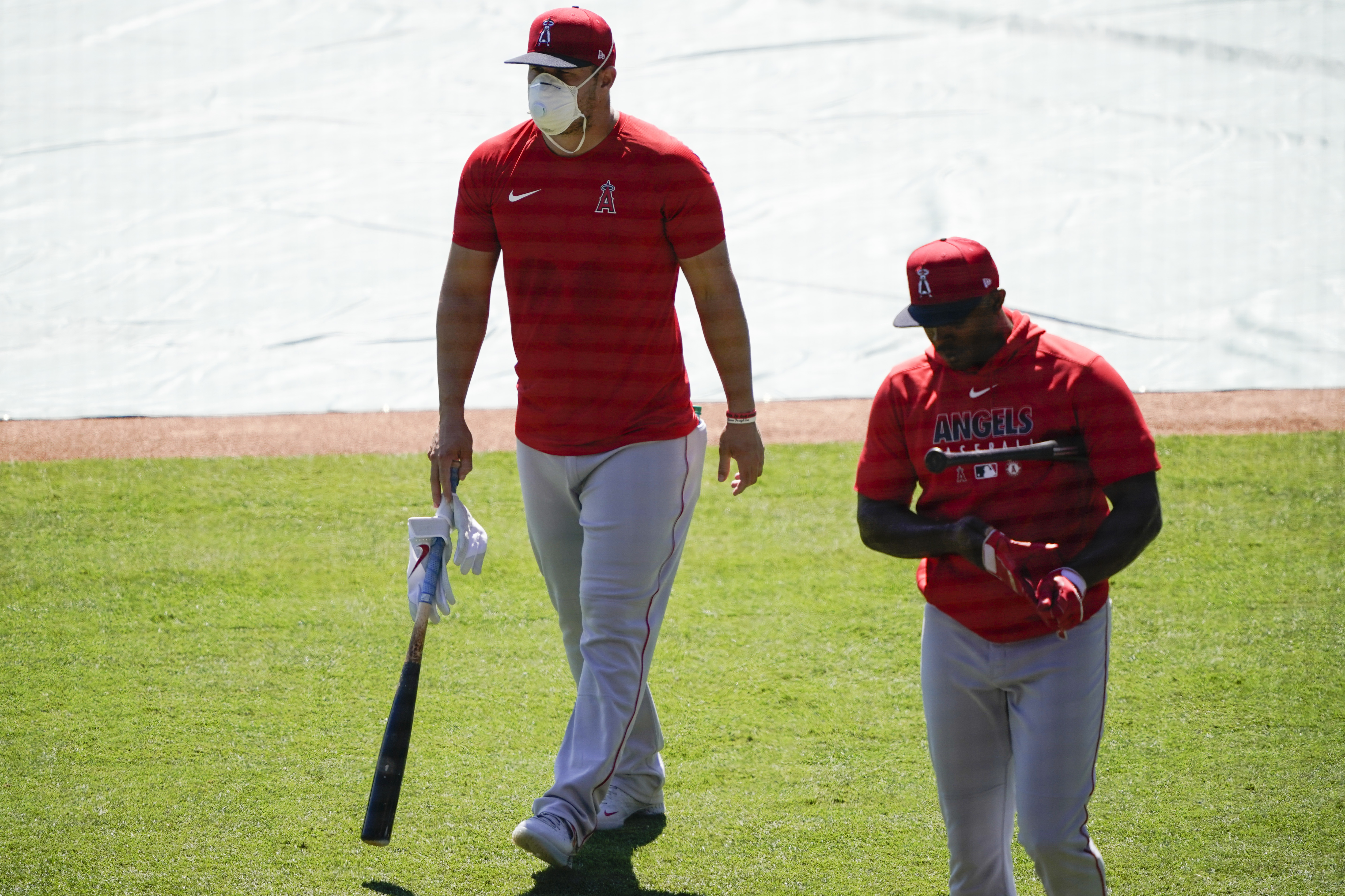 Los Angeles Angels Mike Trout Replica Alternate Scarlet Baseball Jersey -  Sports Unlimited