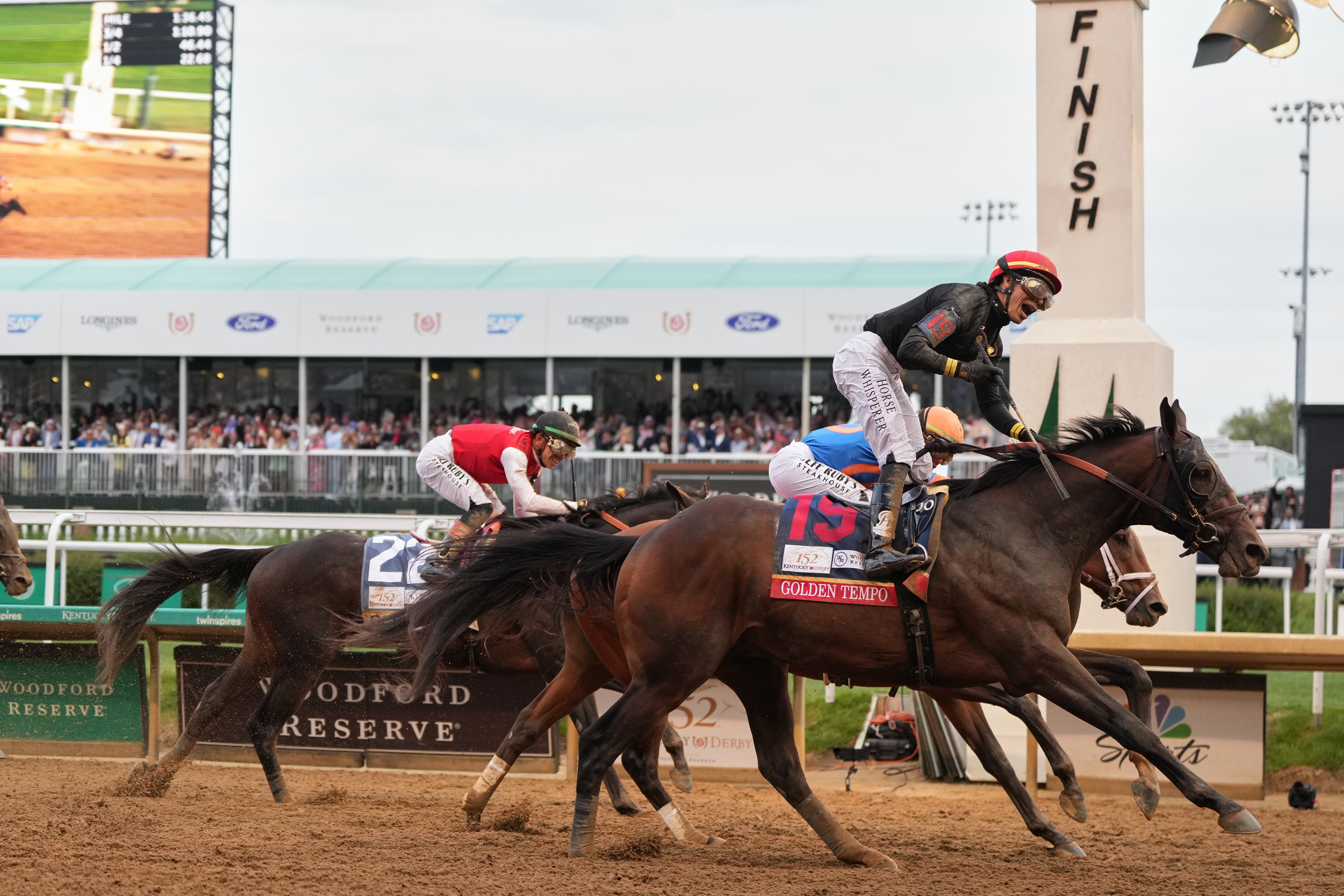 Golden Tempo takes Kentucky Derby as Cherie DeVaux makes history