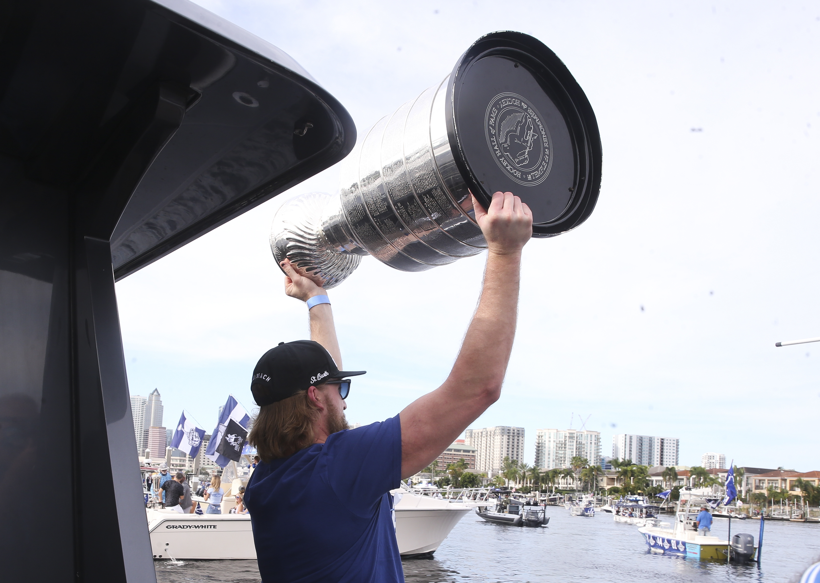 Stanley Cup damaged during Tampa Bay Lightning celebrations today
