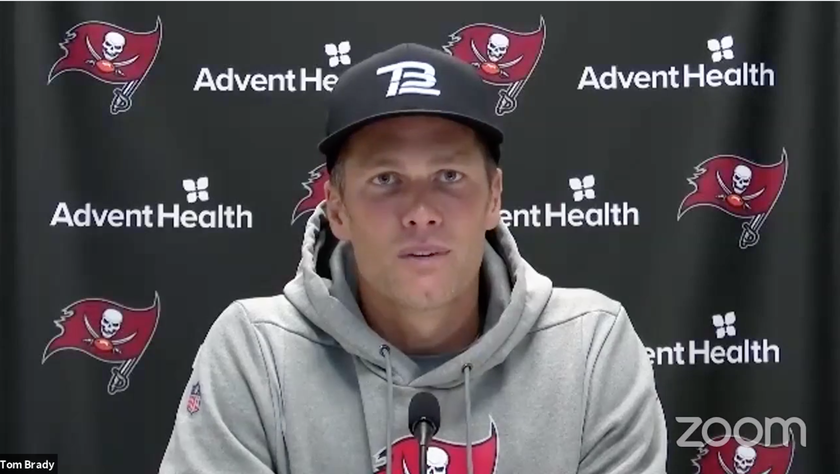 Replay Tom Brady's first news conference with the Bucs