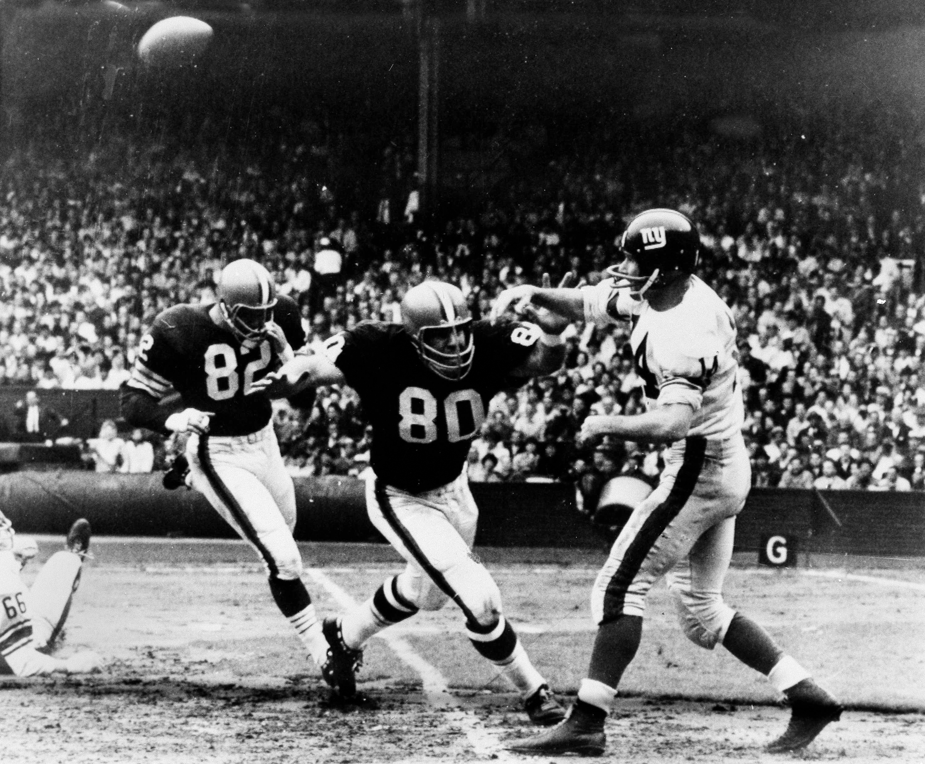 Y.A. Tittle, NY Giants, Yankee Stadium, NY, 1964