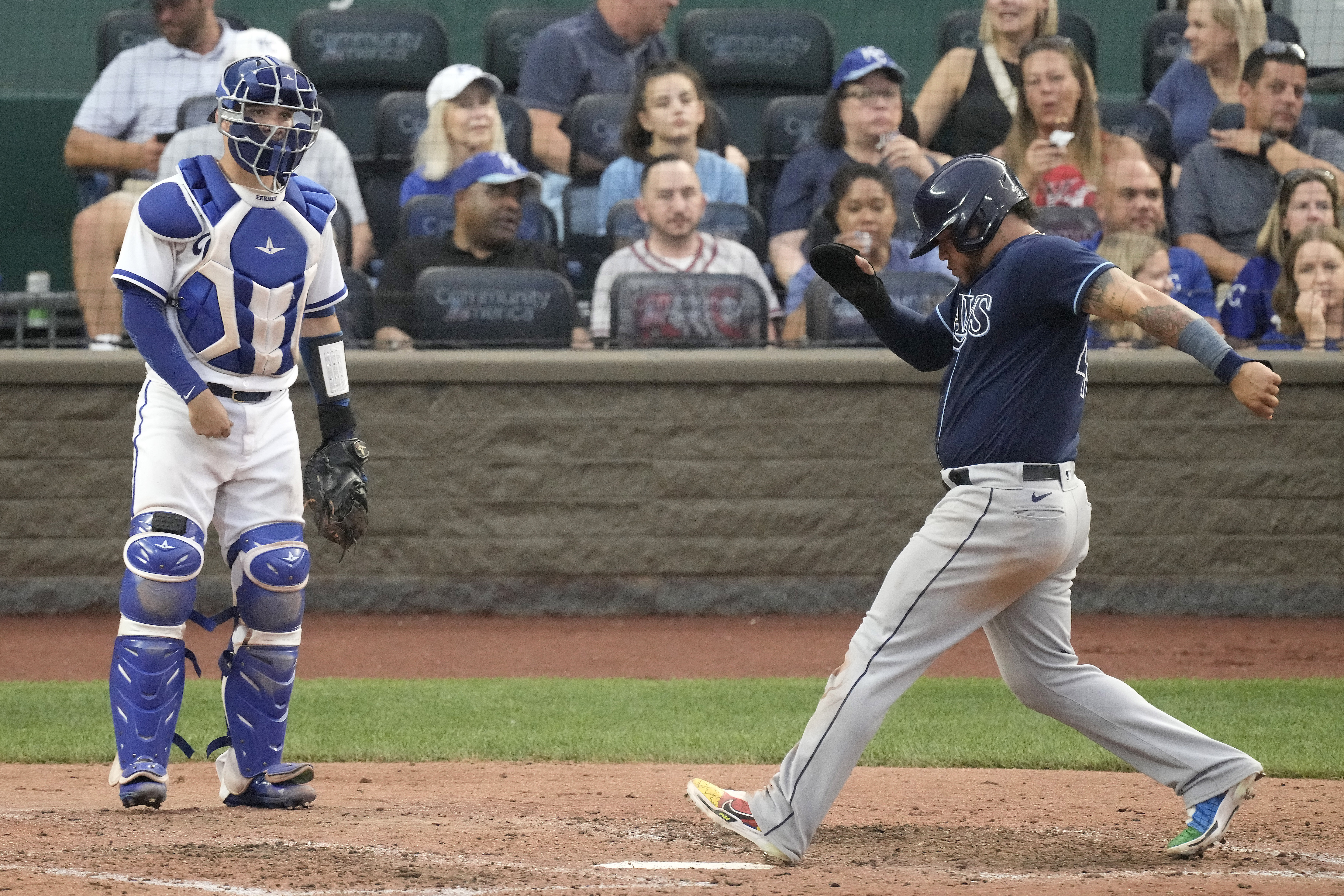 Siri homers twice in opener, Raley gets key hit in nightcap, Rays sweep  Royals 6-1 and 4-2 - ABC News