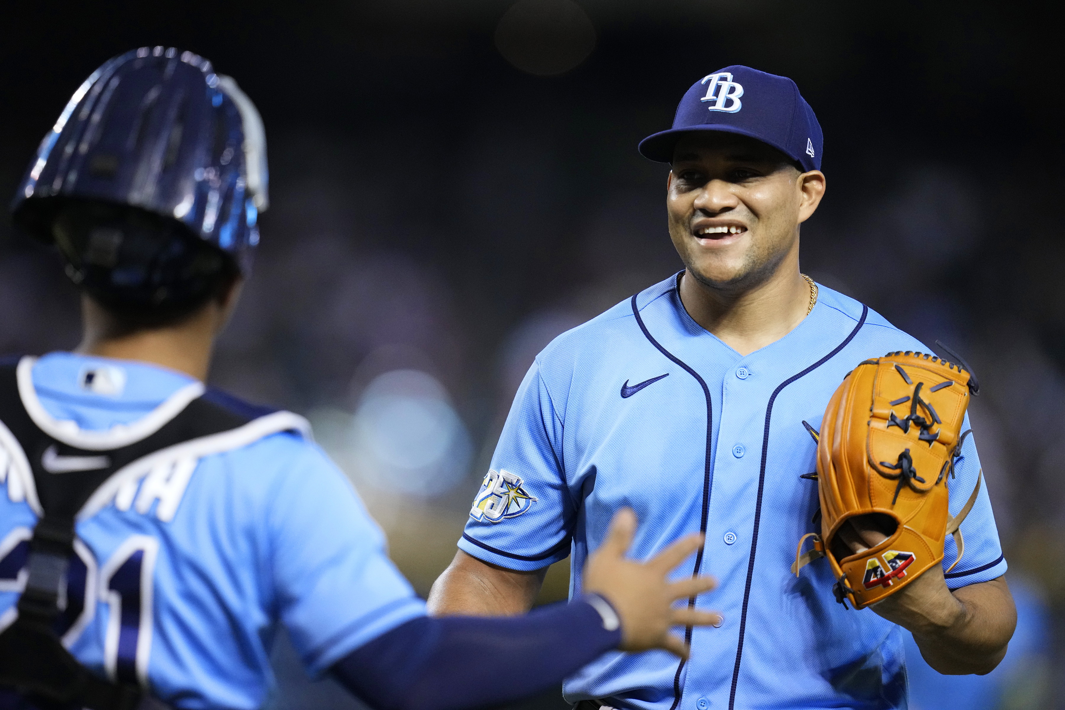 Team Issued Autographed Devil Rays Jersey: Luke Raley