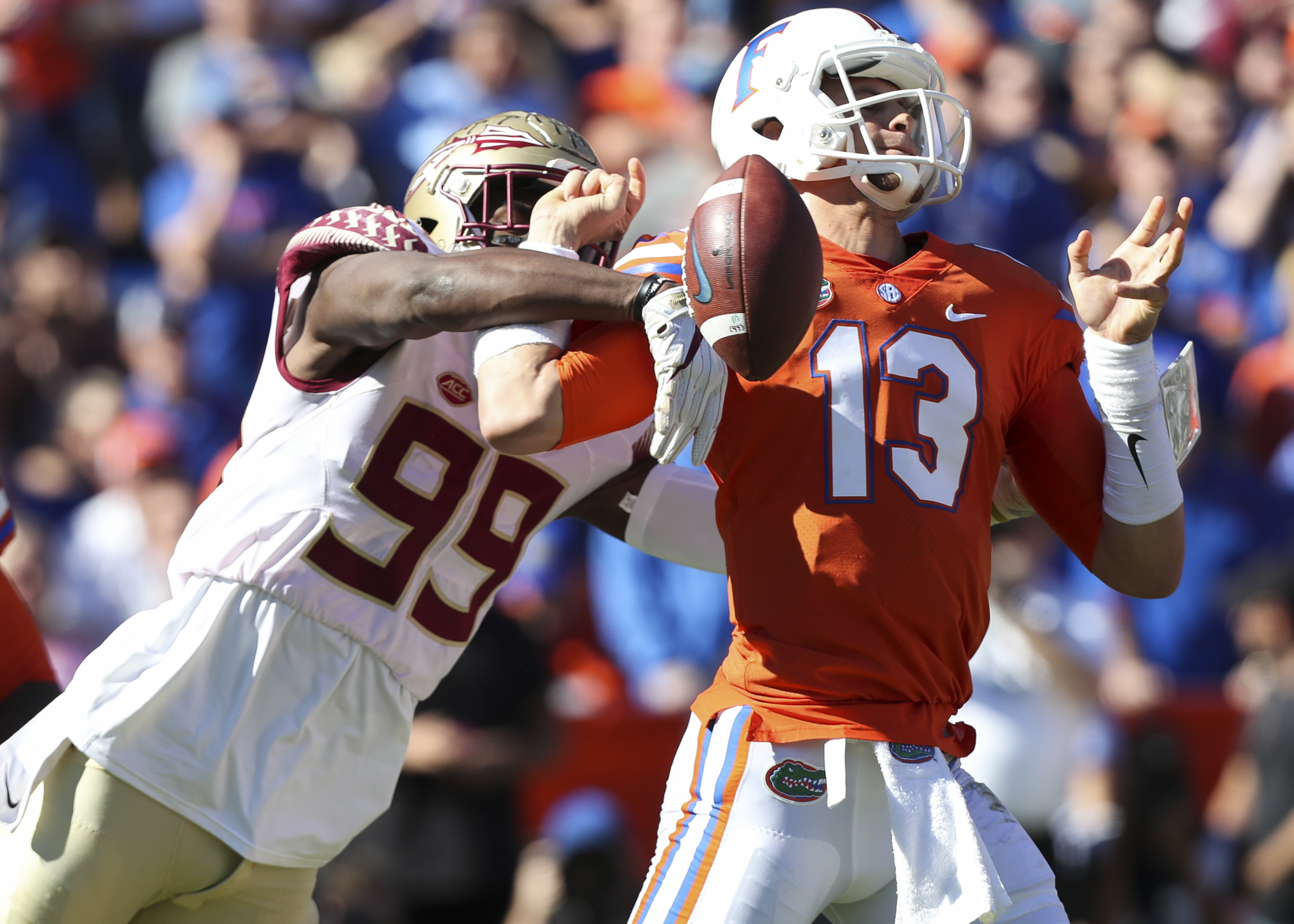 FSU's Josh Sweat chosen in the NFL Draft's fourth round by the