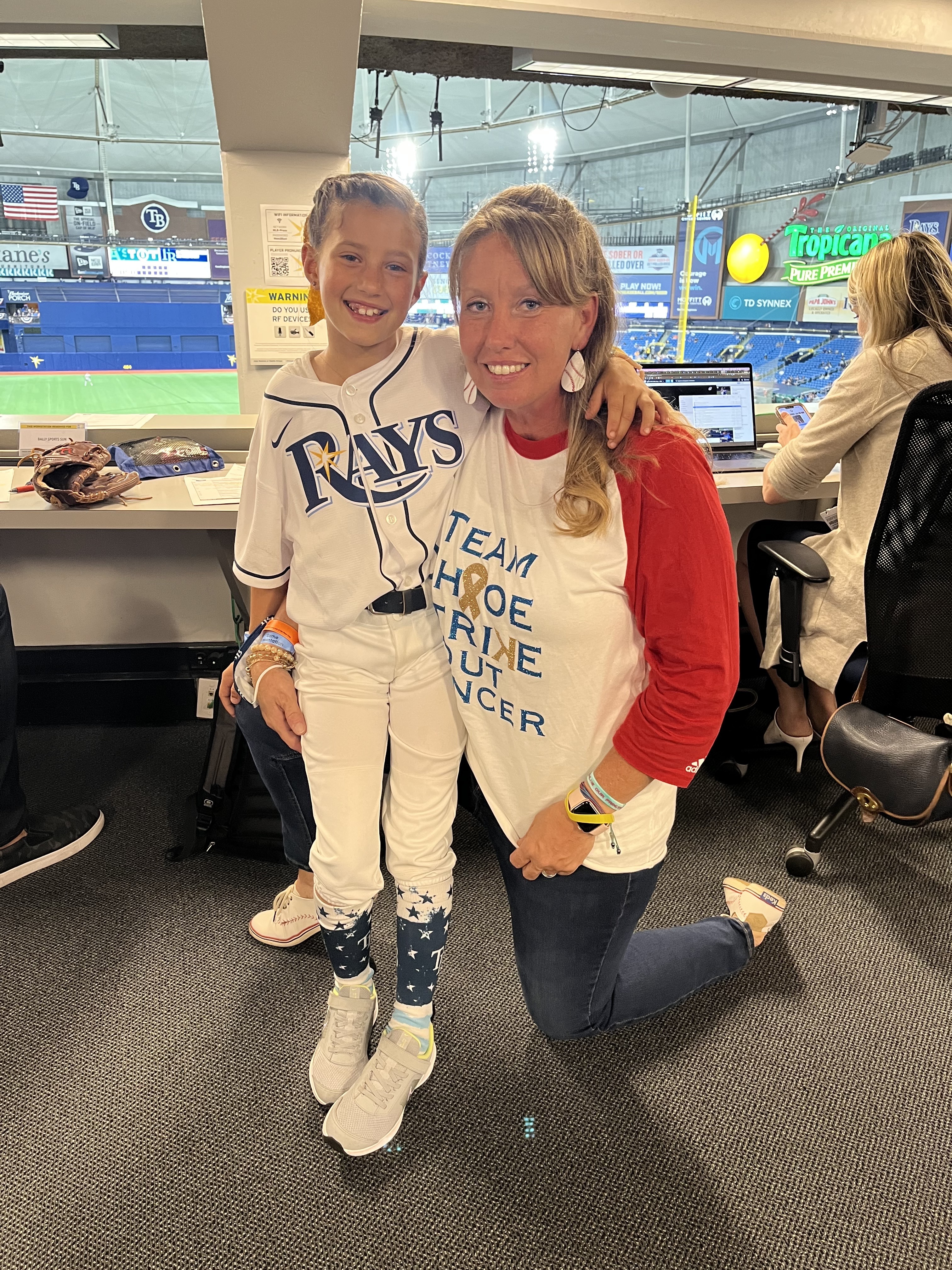 Brett Phillips homers for young cancer patient Chloe Grimes