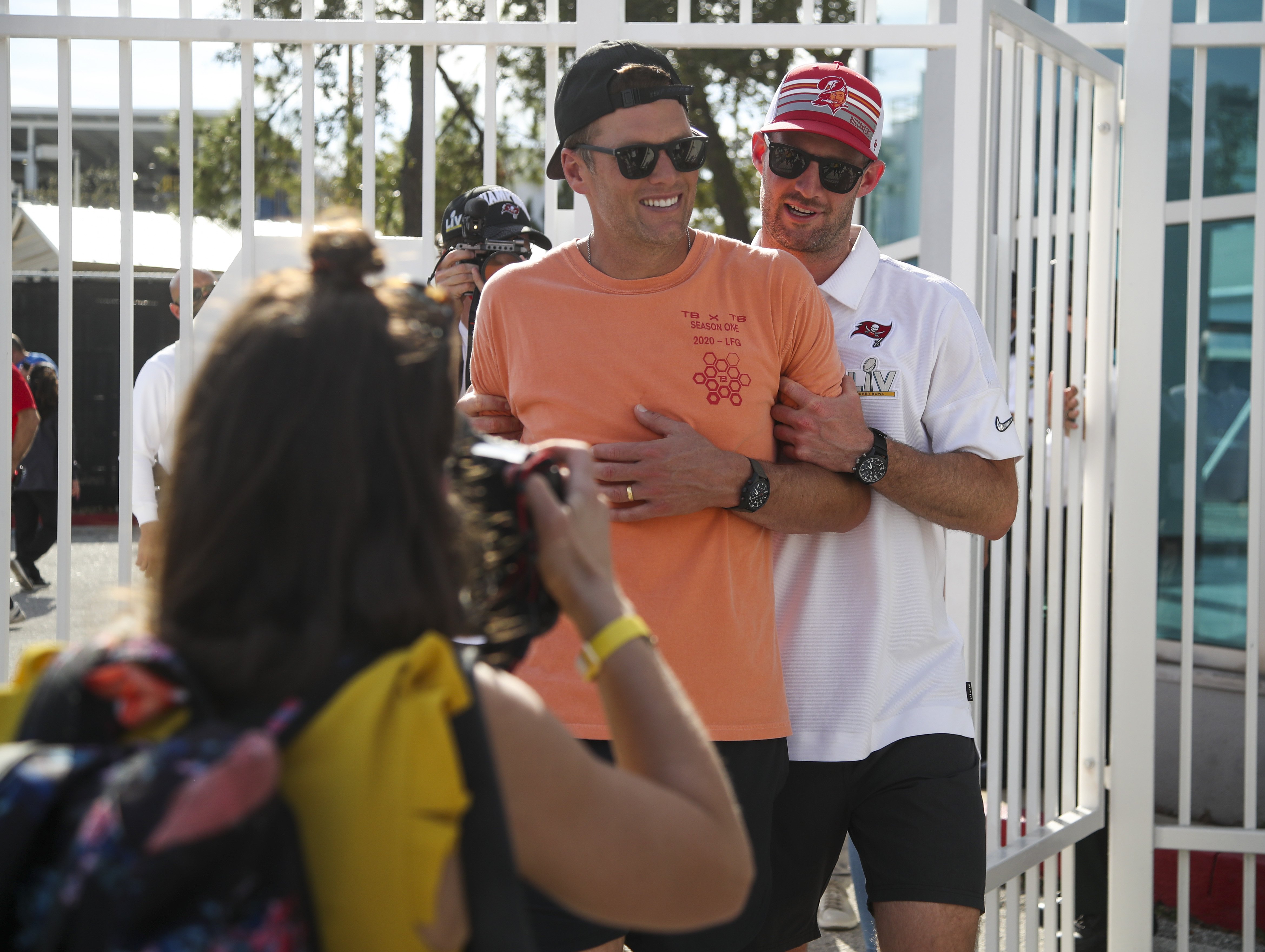 Tom Brady Claimed A 'W' After Looking Sloshed At The Bucs Boat Parade