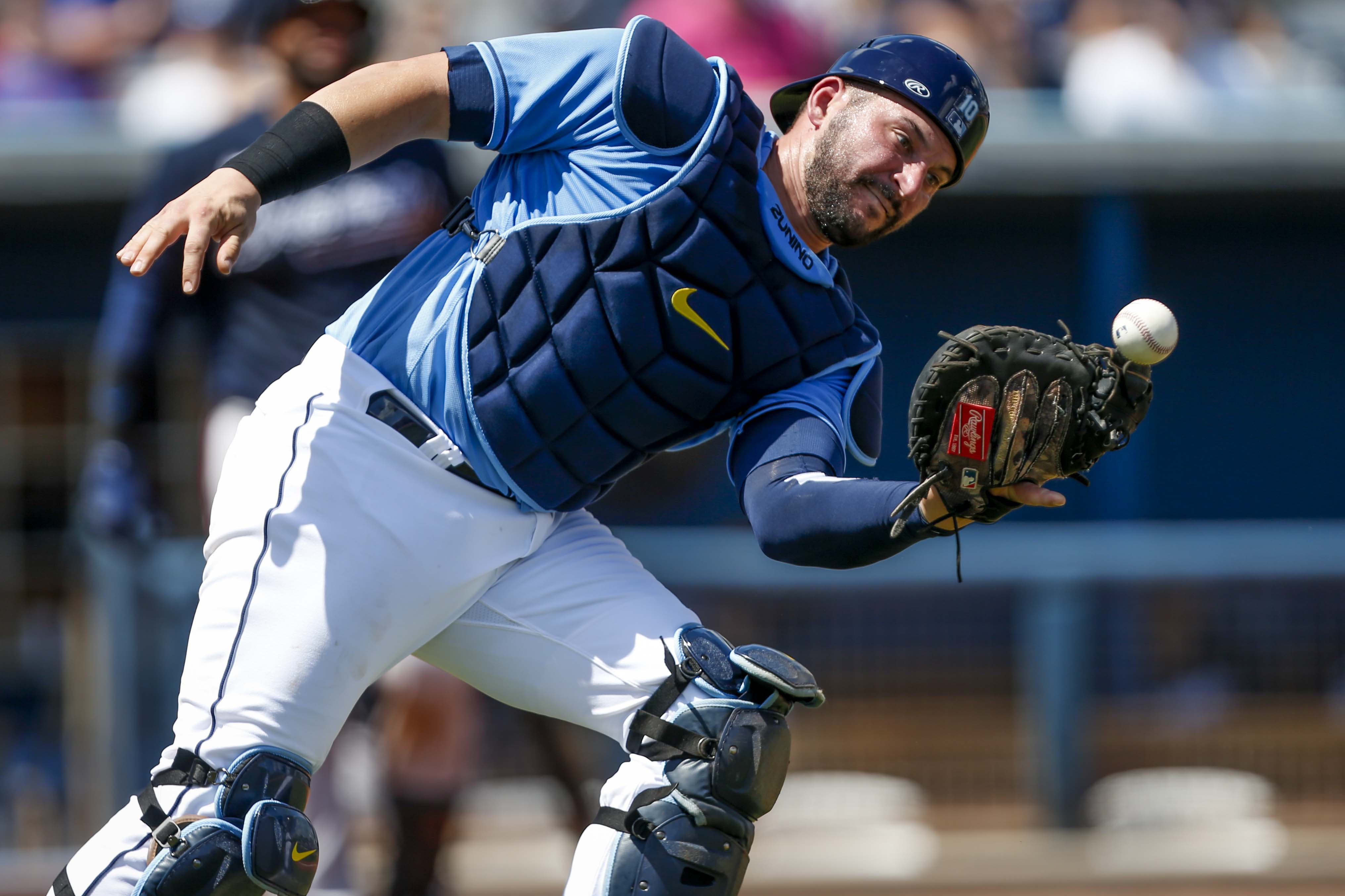 Tamp Bay Rays catcher and Cape Coral native Mike Zunino homers in