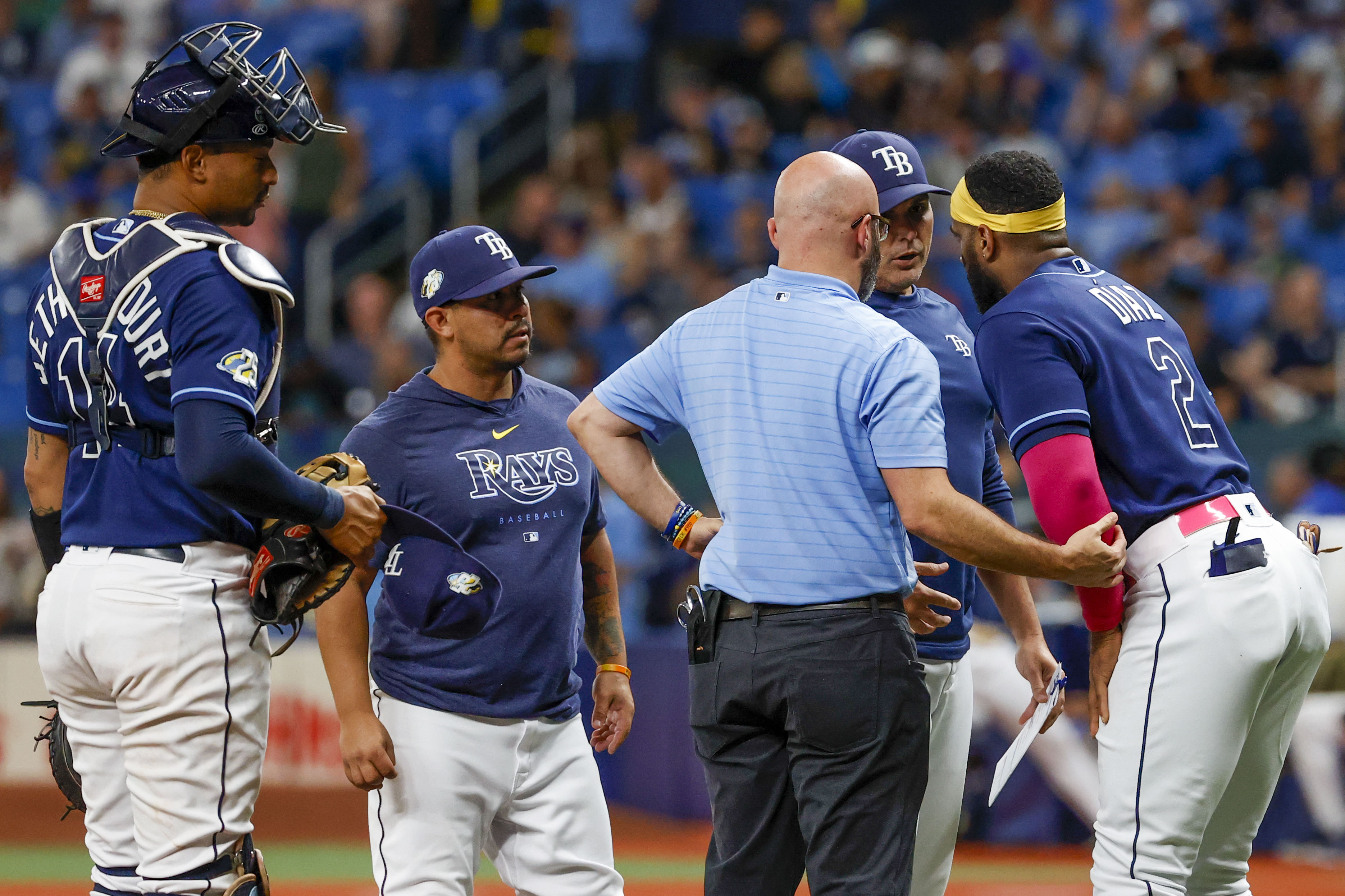 Red Sox jump on Rays miscues, win ALDS opener, 12-2