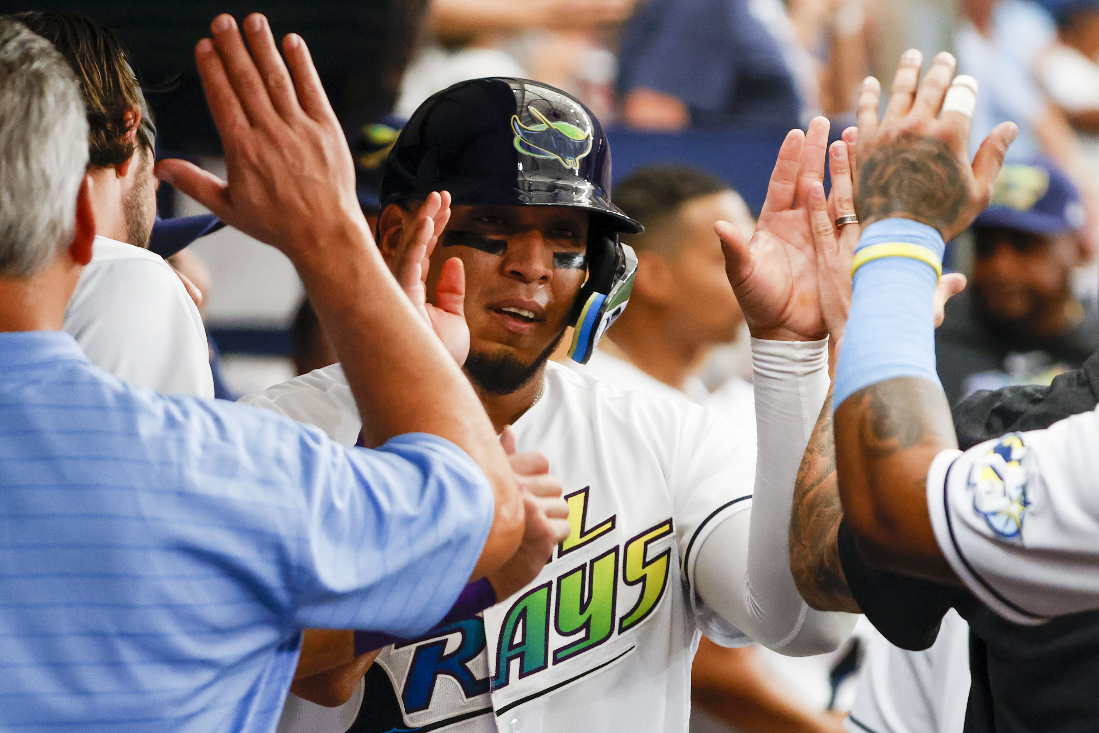 John Romano on X: #Rays Randy Arozarena has his postseason cowboy boots  on.  / X