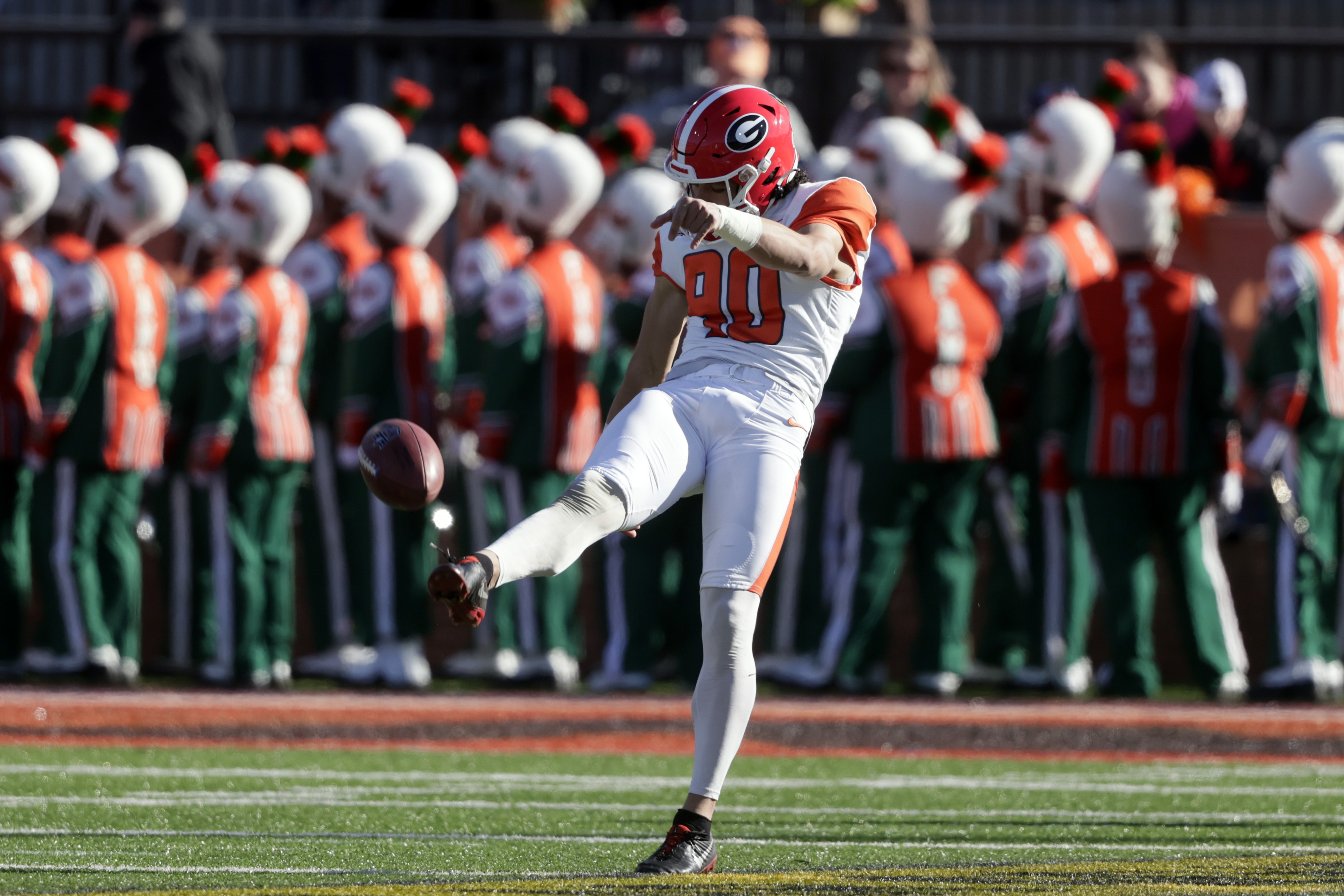 University of Georgia punter Jake Camarda has been drafted by the