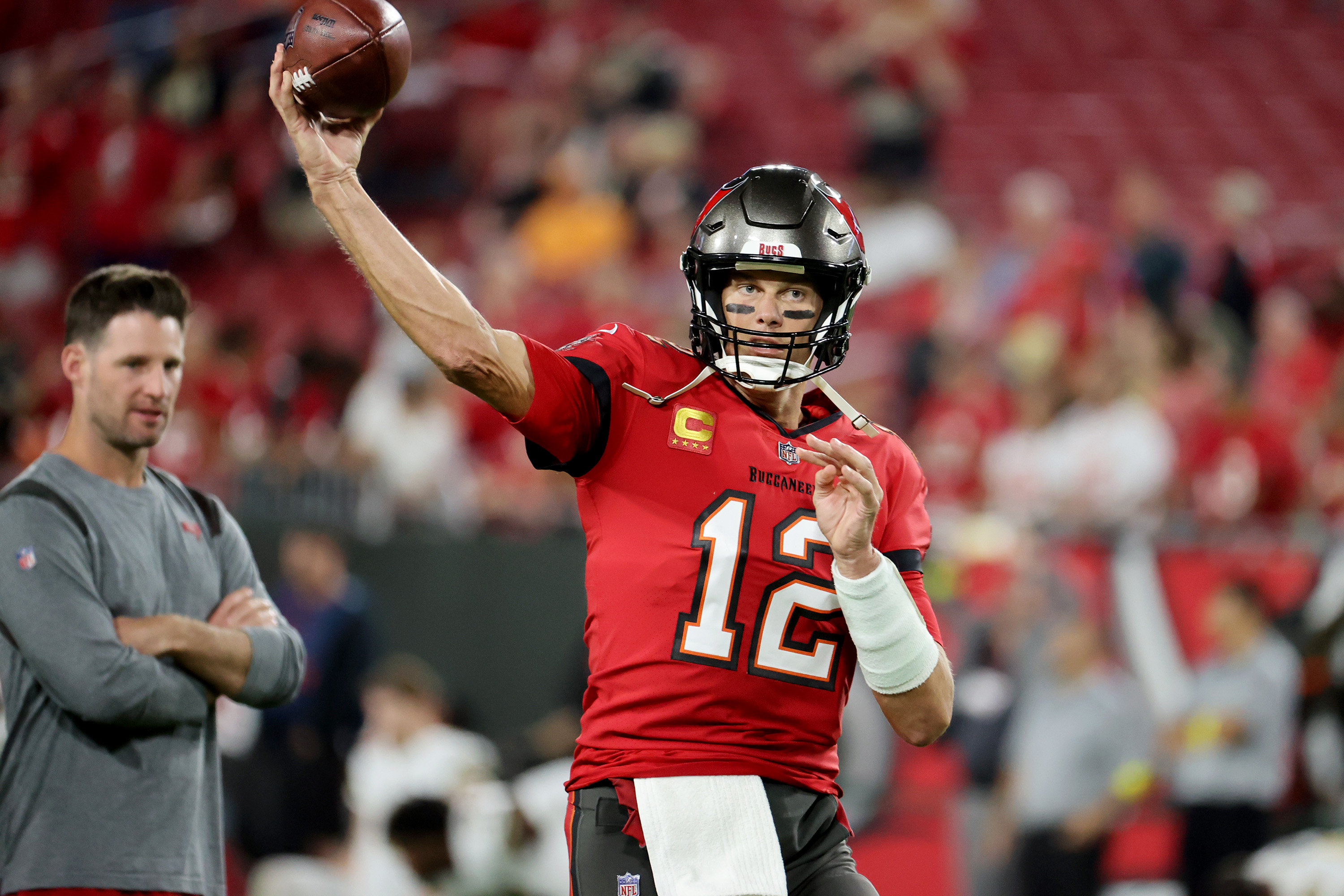 Benches clearing Saints-Bucs brawl involving Tom Brady leads to